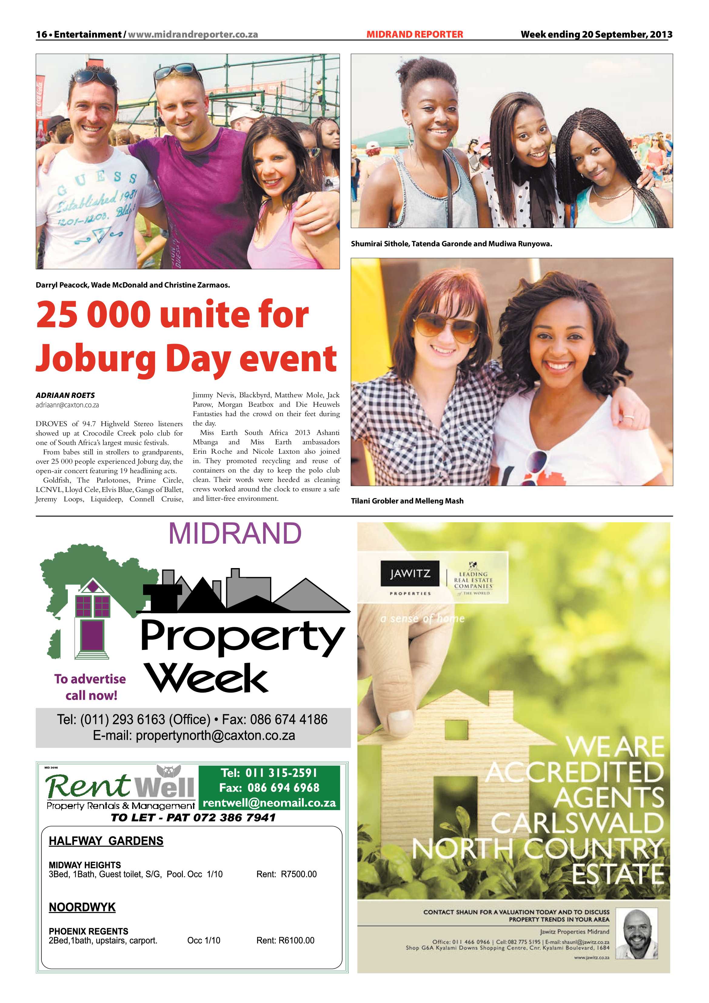 Midrand Reporter 20 September 2013 page 16