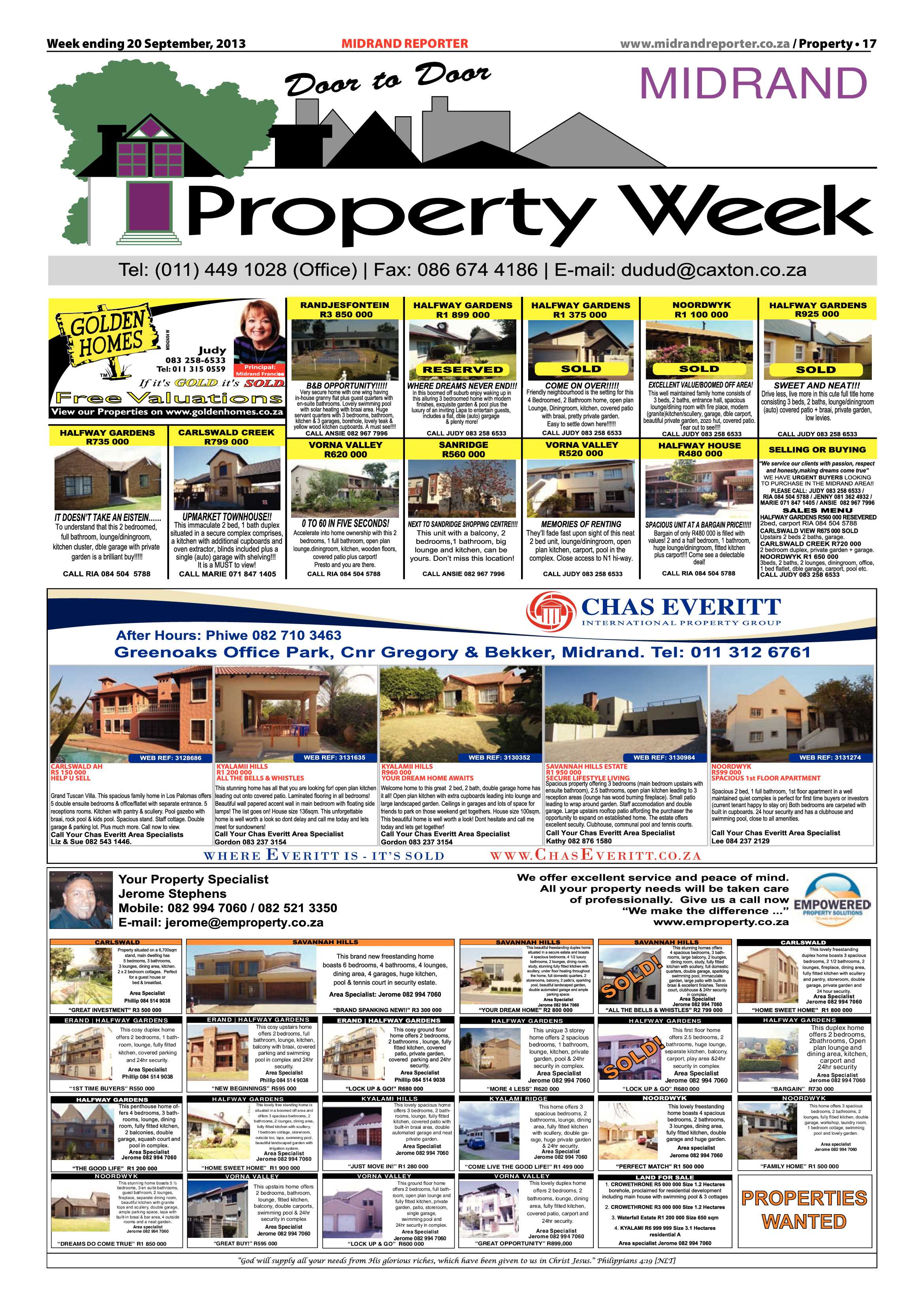 Midrand Reporter 20 September 2013 page 17