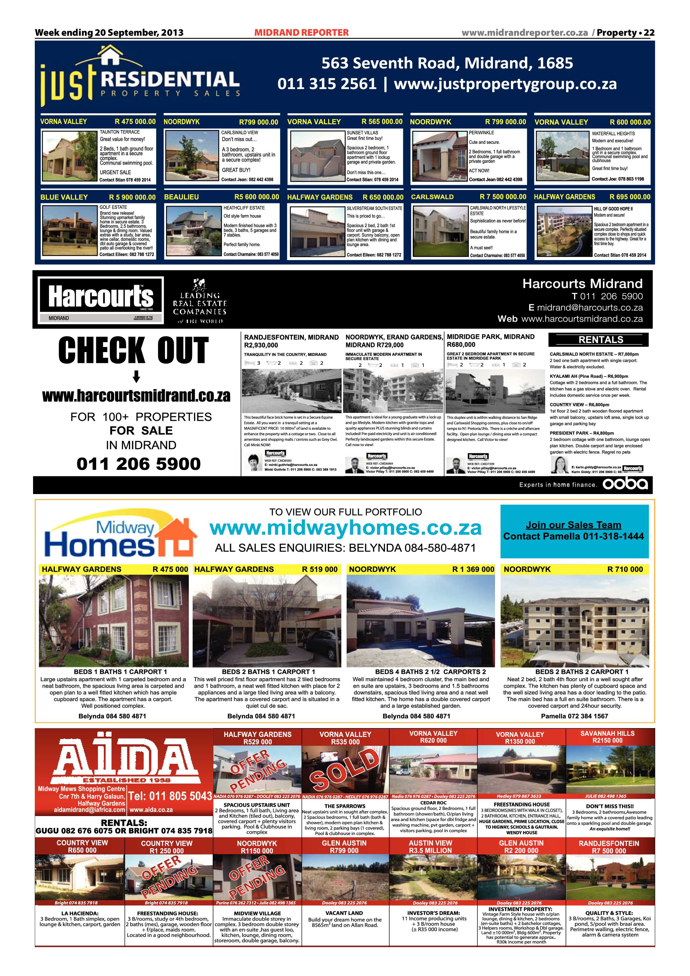 Midrand Reporter 20 September 2013 page 22