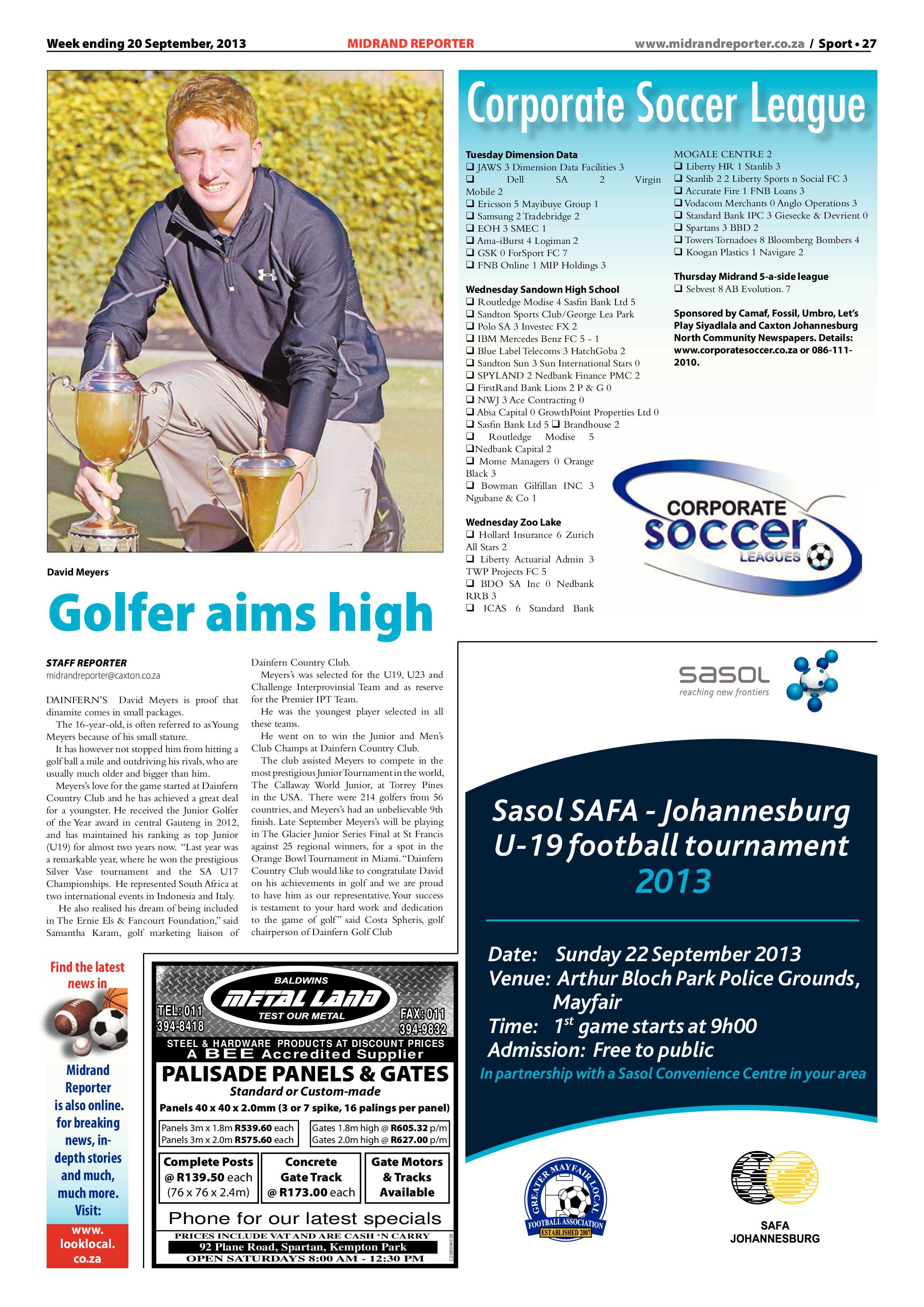 Midrand Reporter 20 September 2013 page 27
