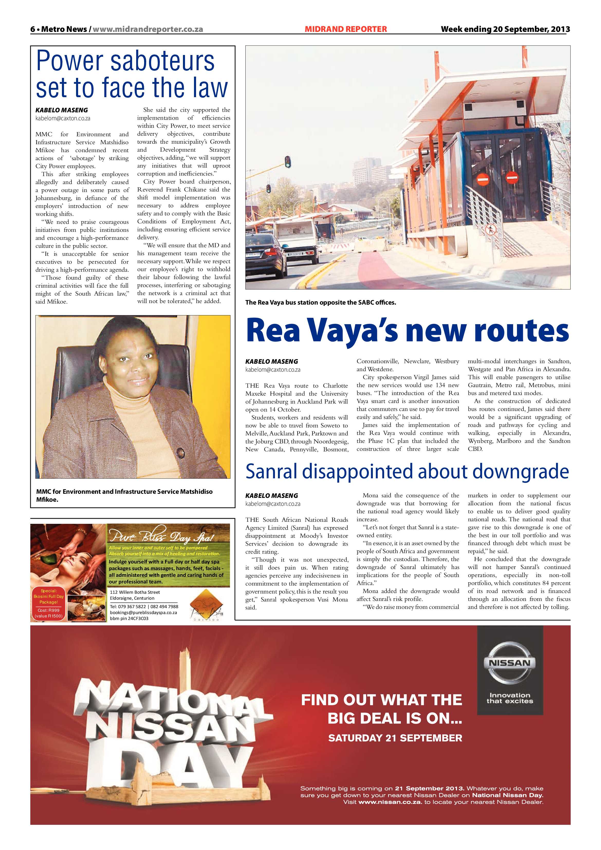Midrand Reporter 20 September 2013 page 6