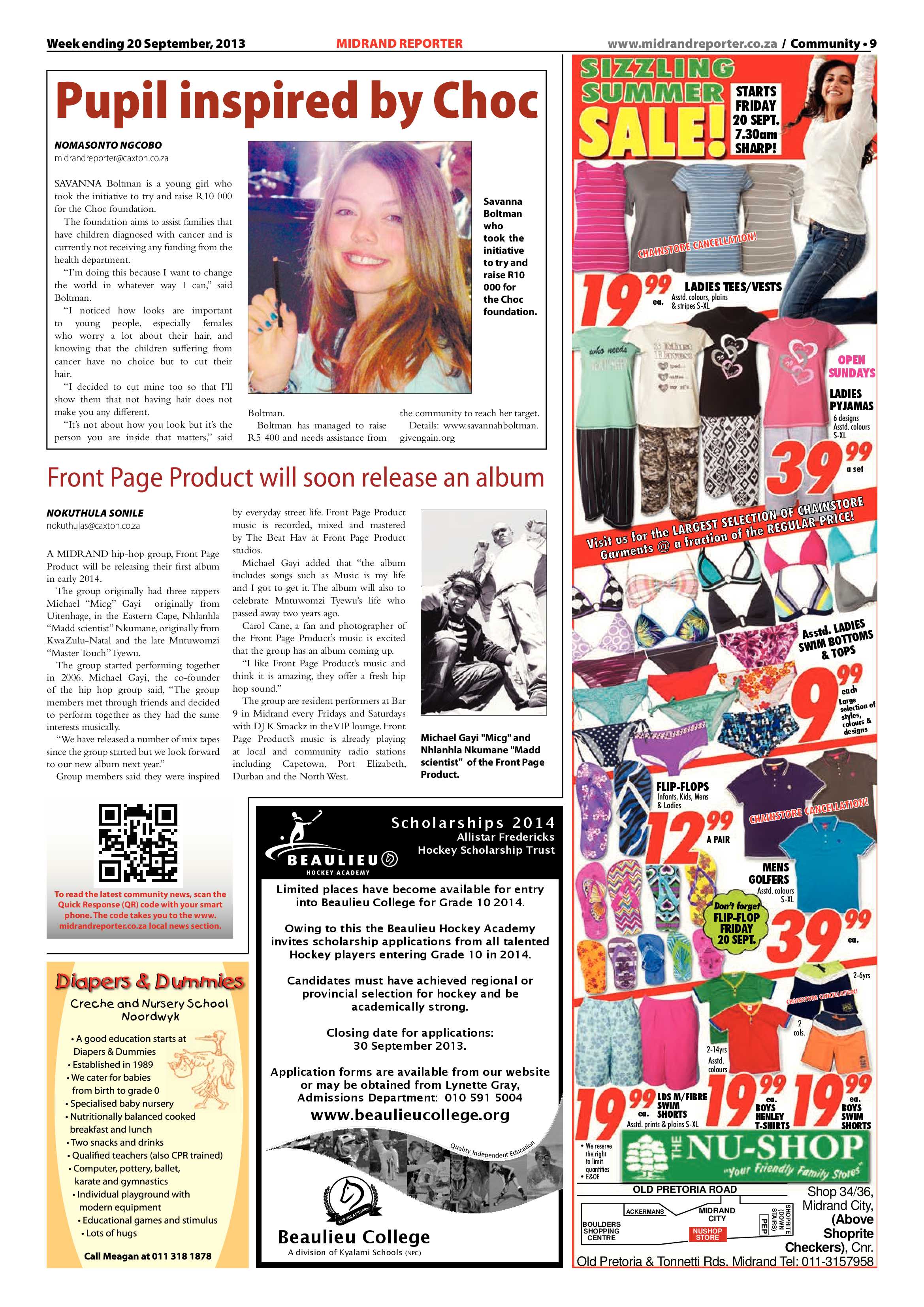 Midrand Reporter 20 September 2013 page 9