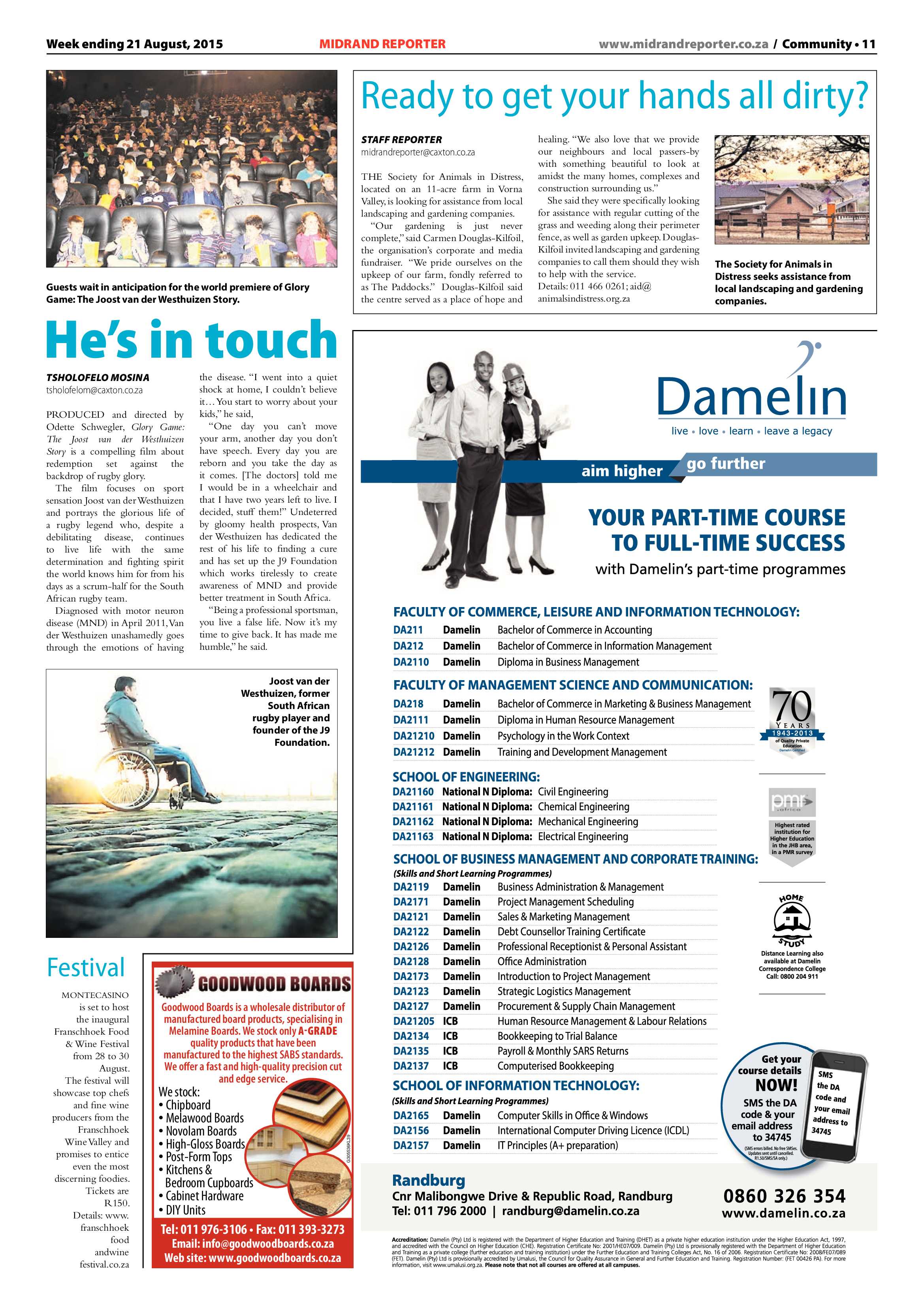 Midrand Reporter 21 August 2015 page 11