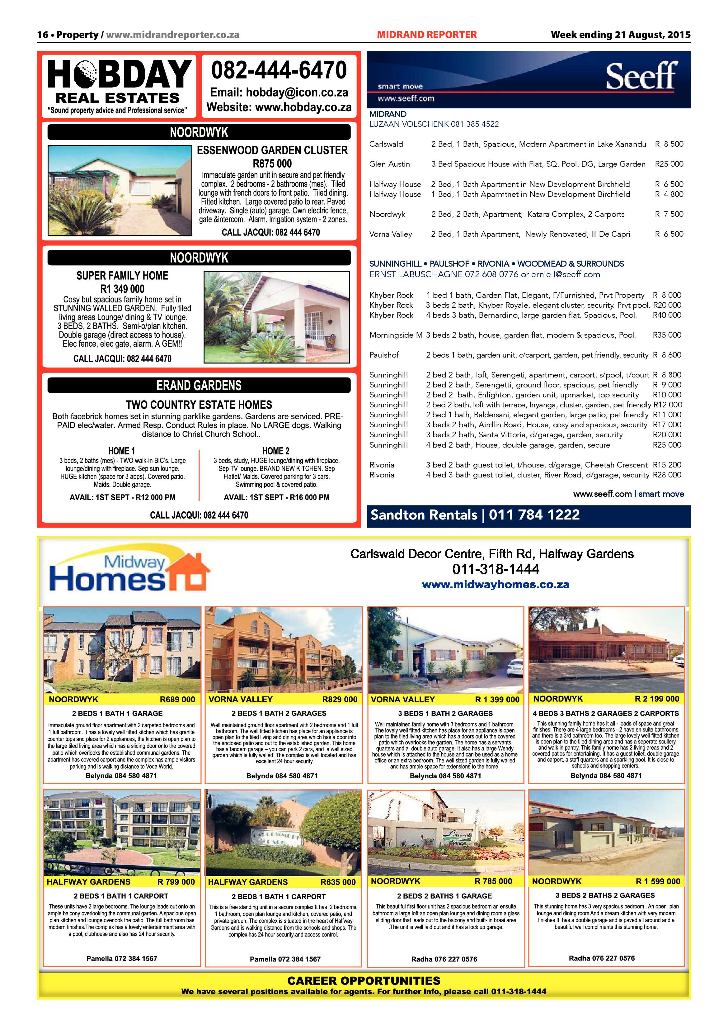 Midrand Reporter 21 August 2015 page 16
