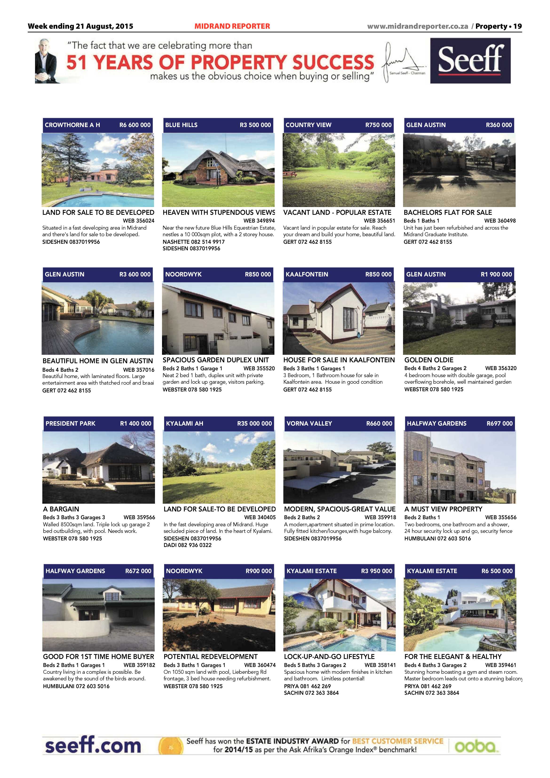 Midrand Reporter 21 August 2015 page 19