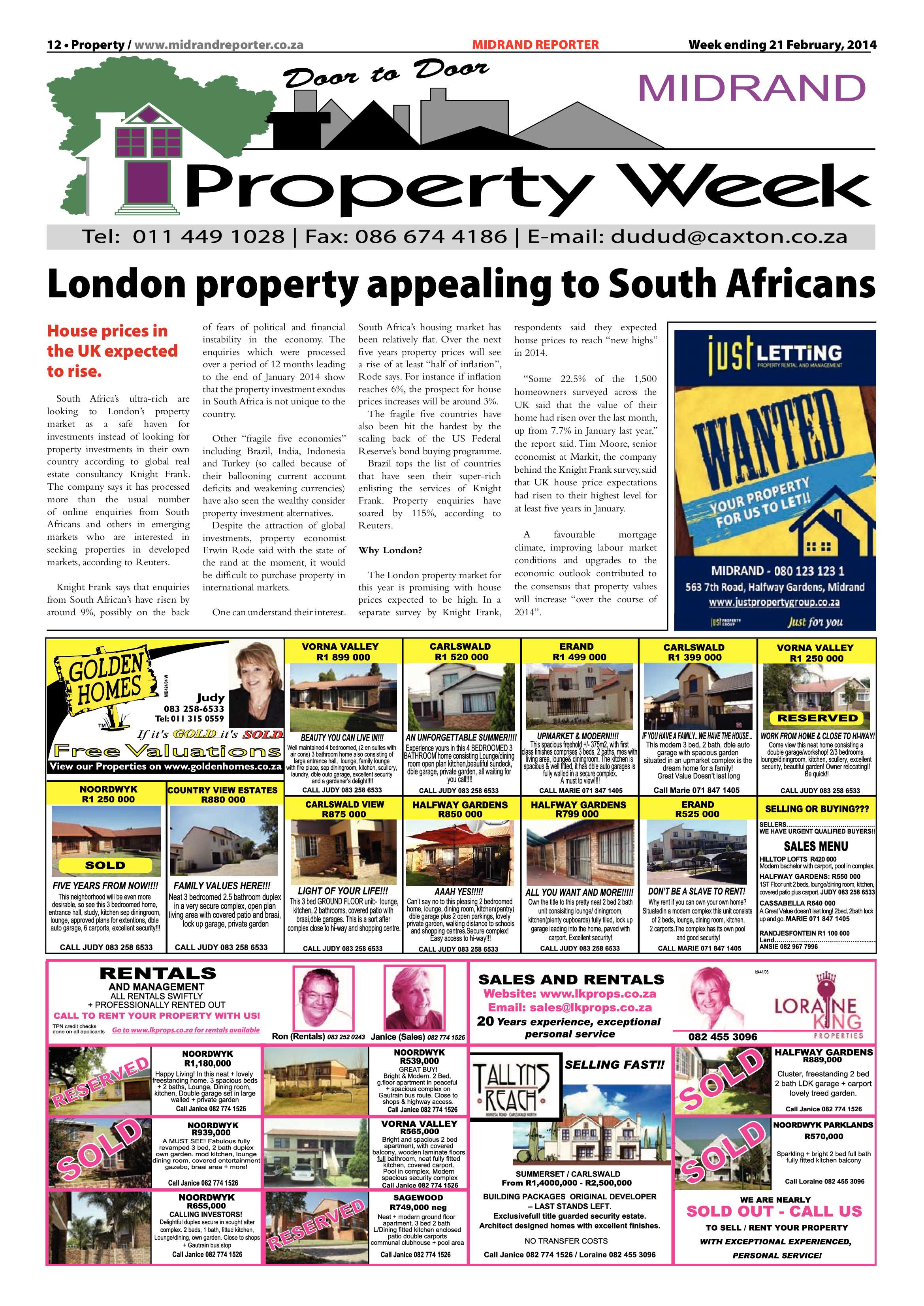 Midrand Reporter 21 February 2014 page 12