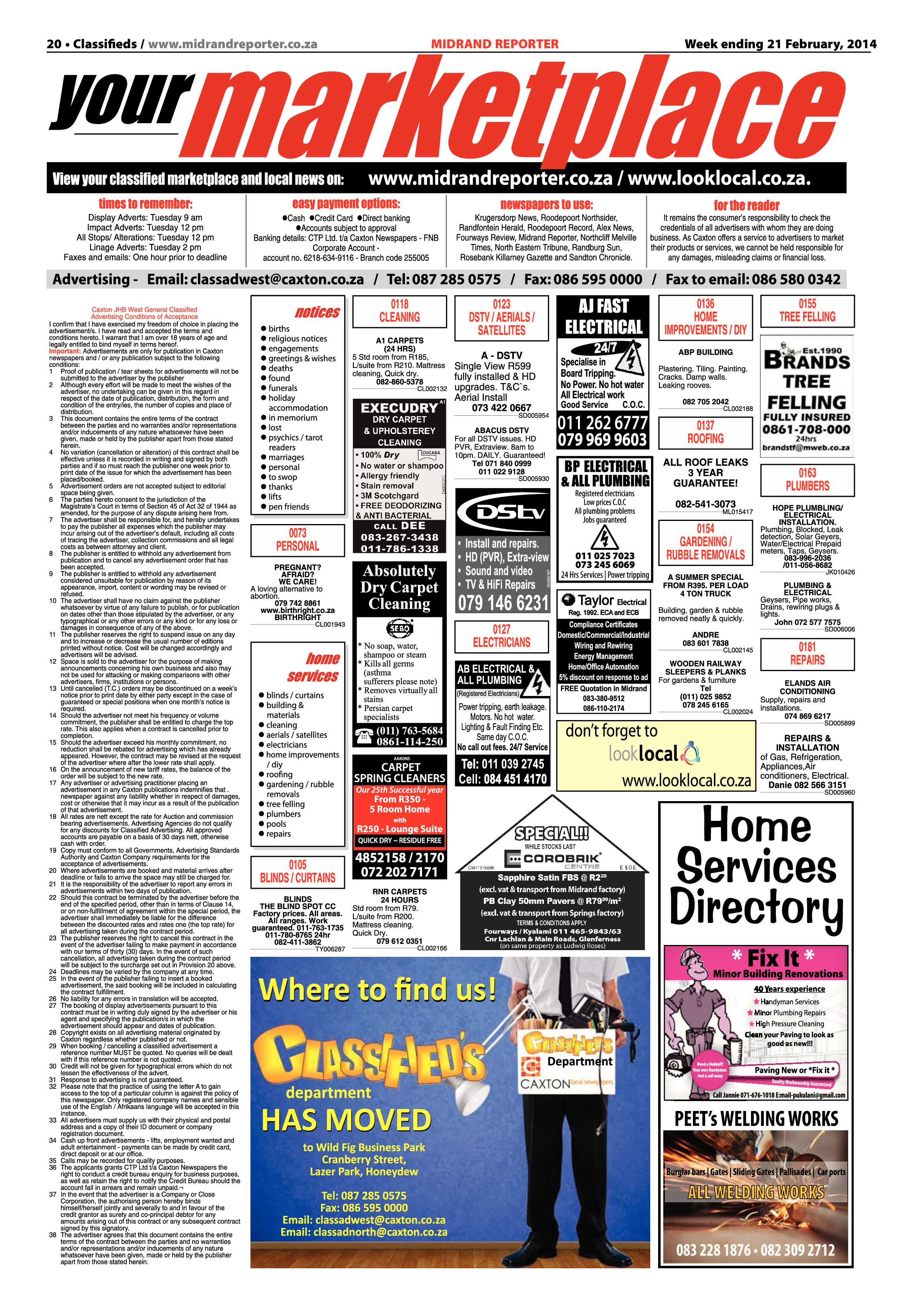 Midrand Reporter 21 February 2014 page 20
