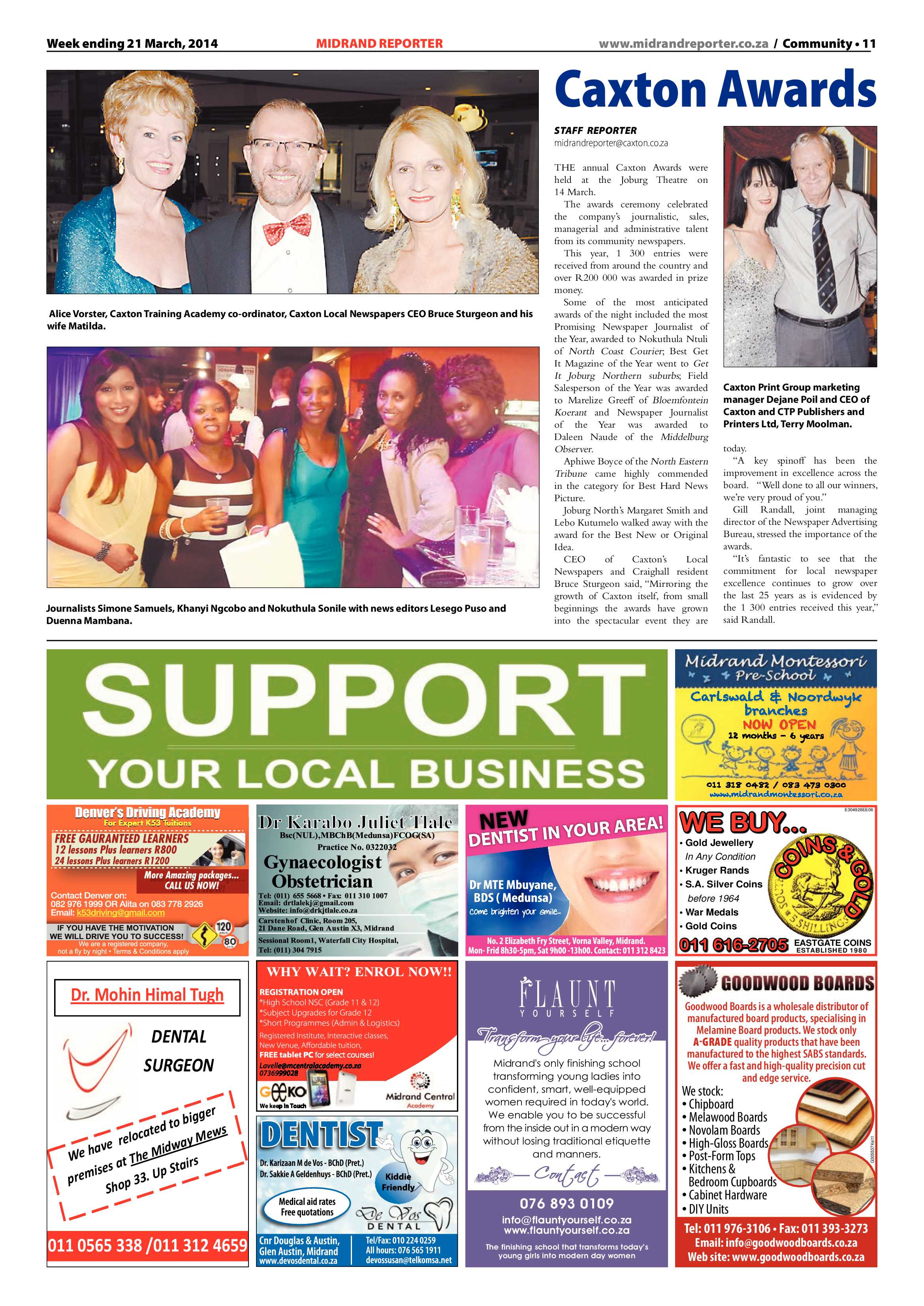 Midrand Reporter 21 March 2014 page 11