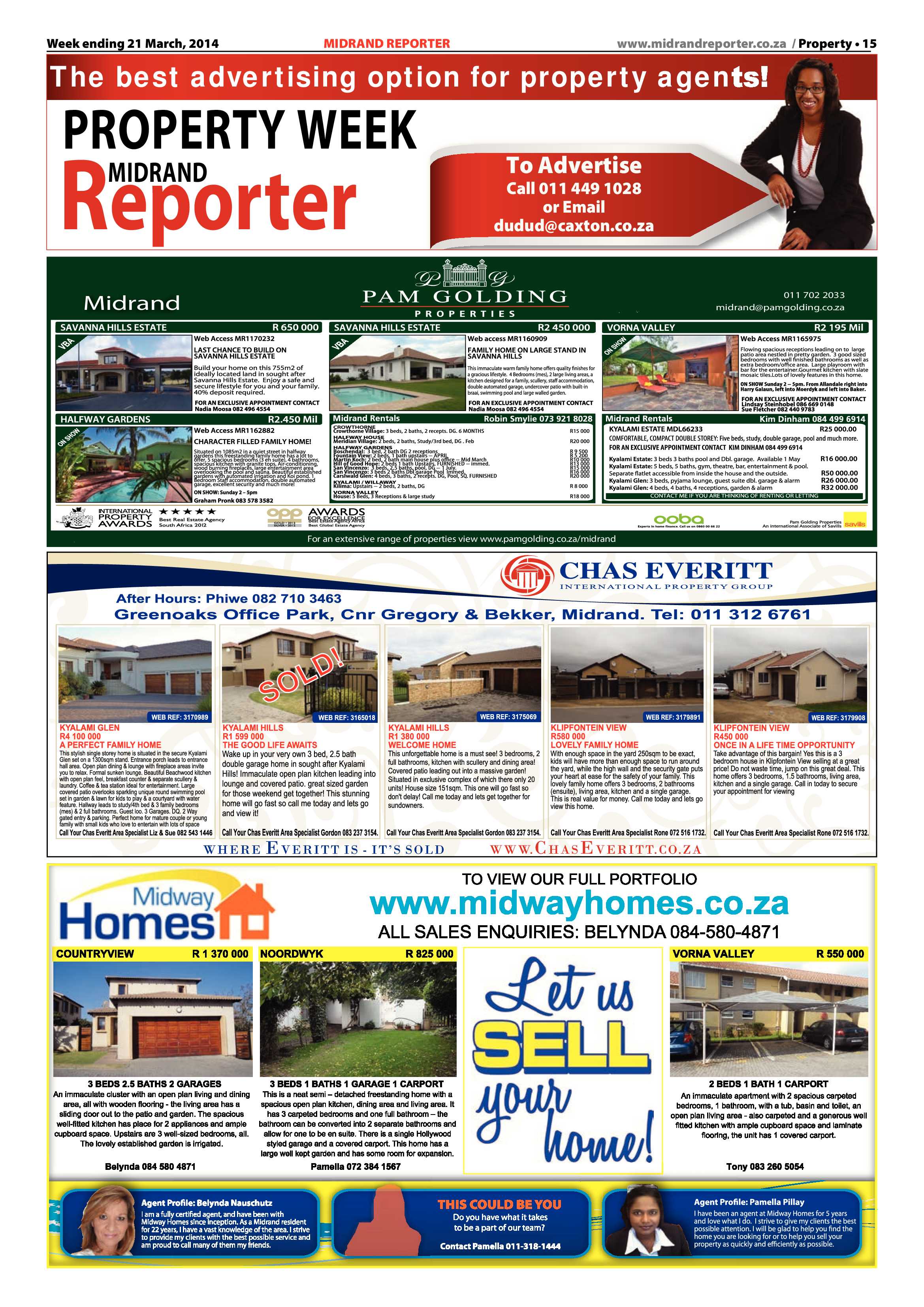 Midrand Reporter 21 March 2014 page 15