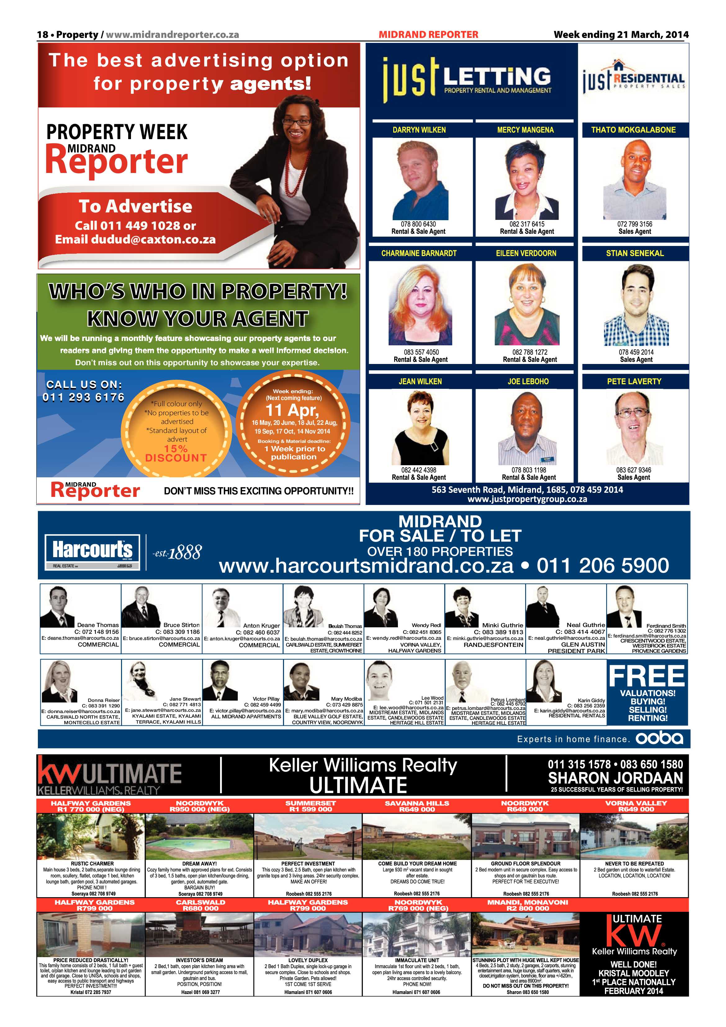 Midrand Reporter 21 March 2014 page 18