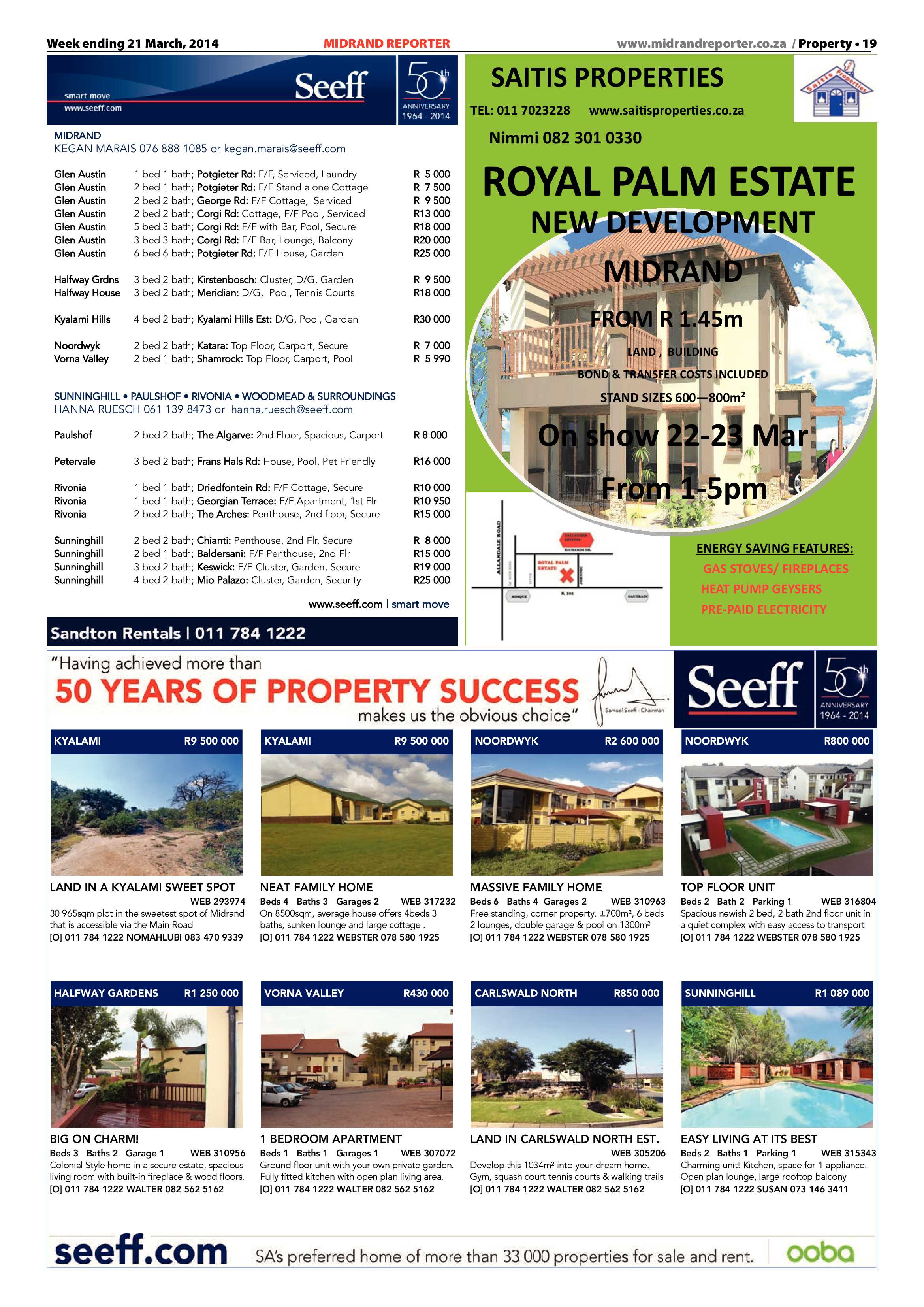 Midrand Reporter 21 March 2014 page 19