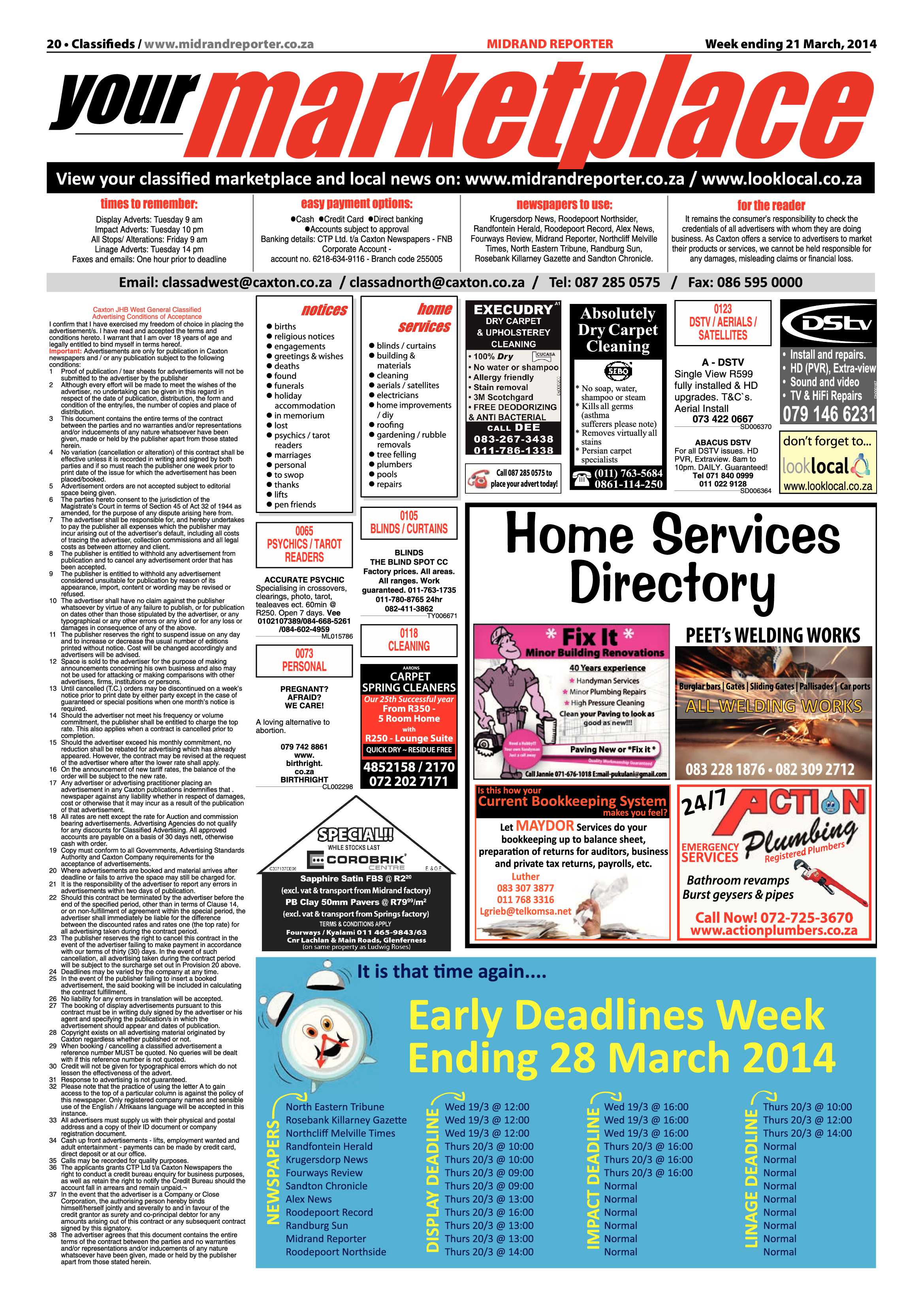 Midrand Reporter 21 March 2014 page 20
