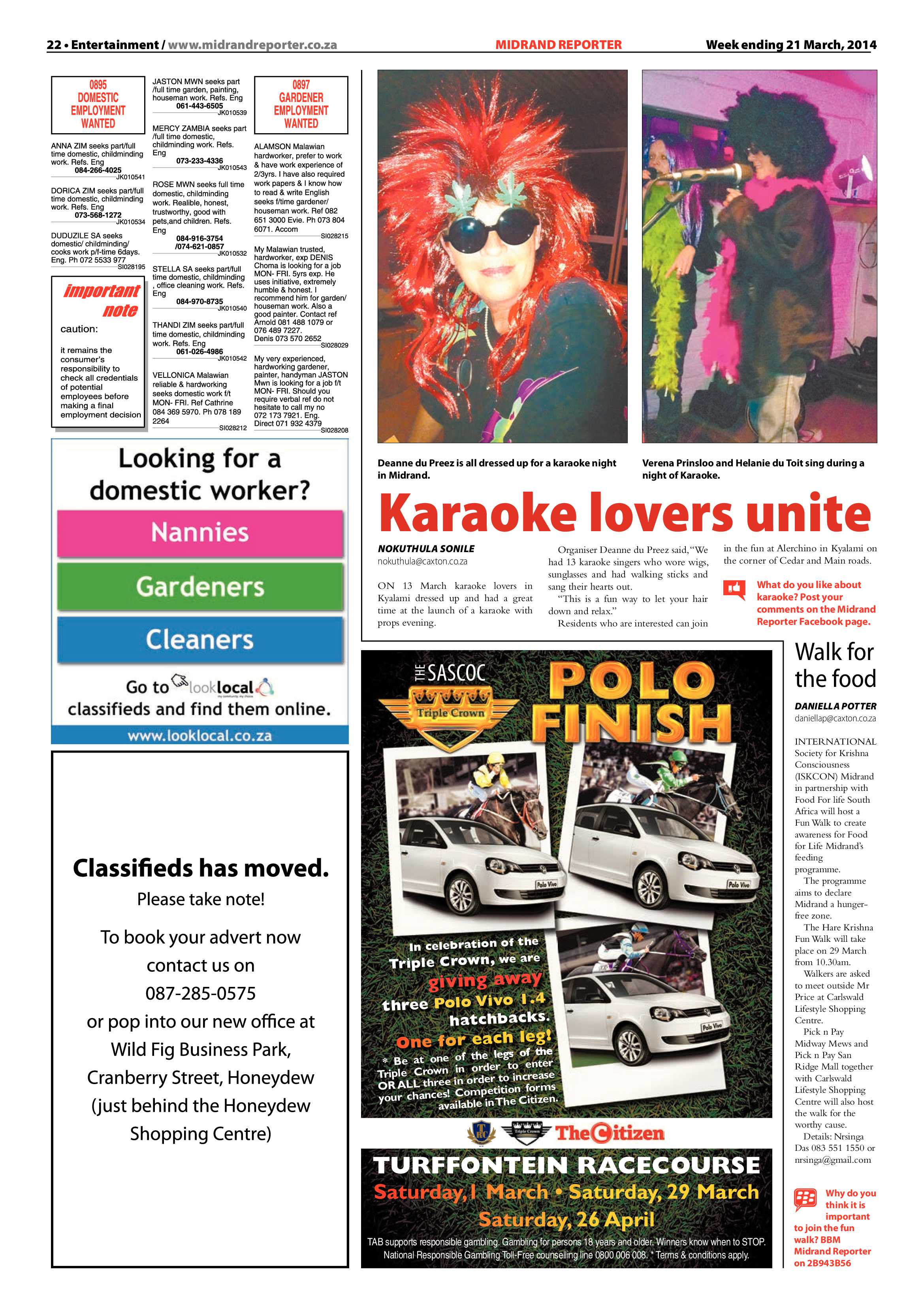Midrand Reporter 21 March 2014 page 22