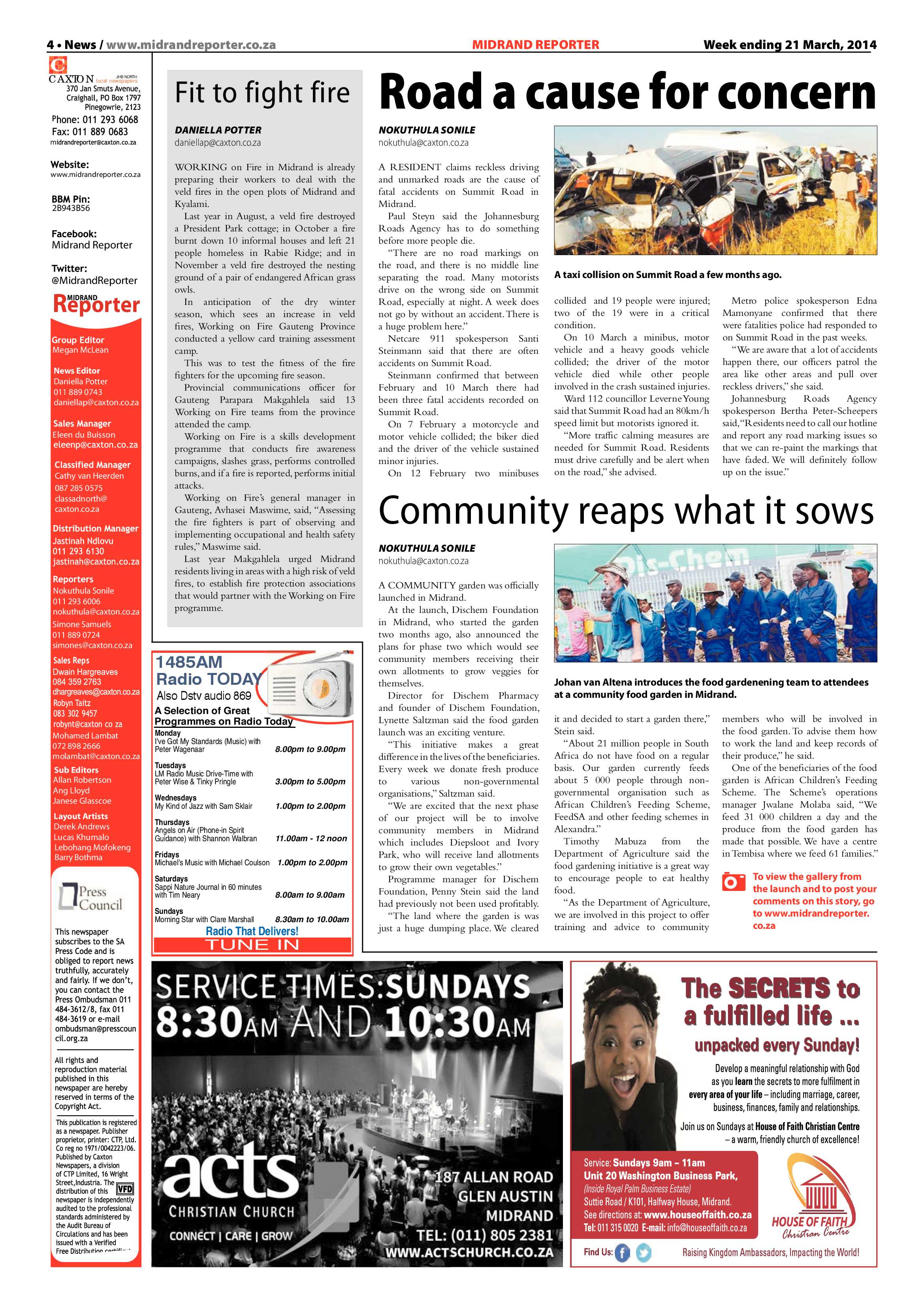 Midrand Reporter 21 March 2014 page 4