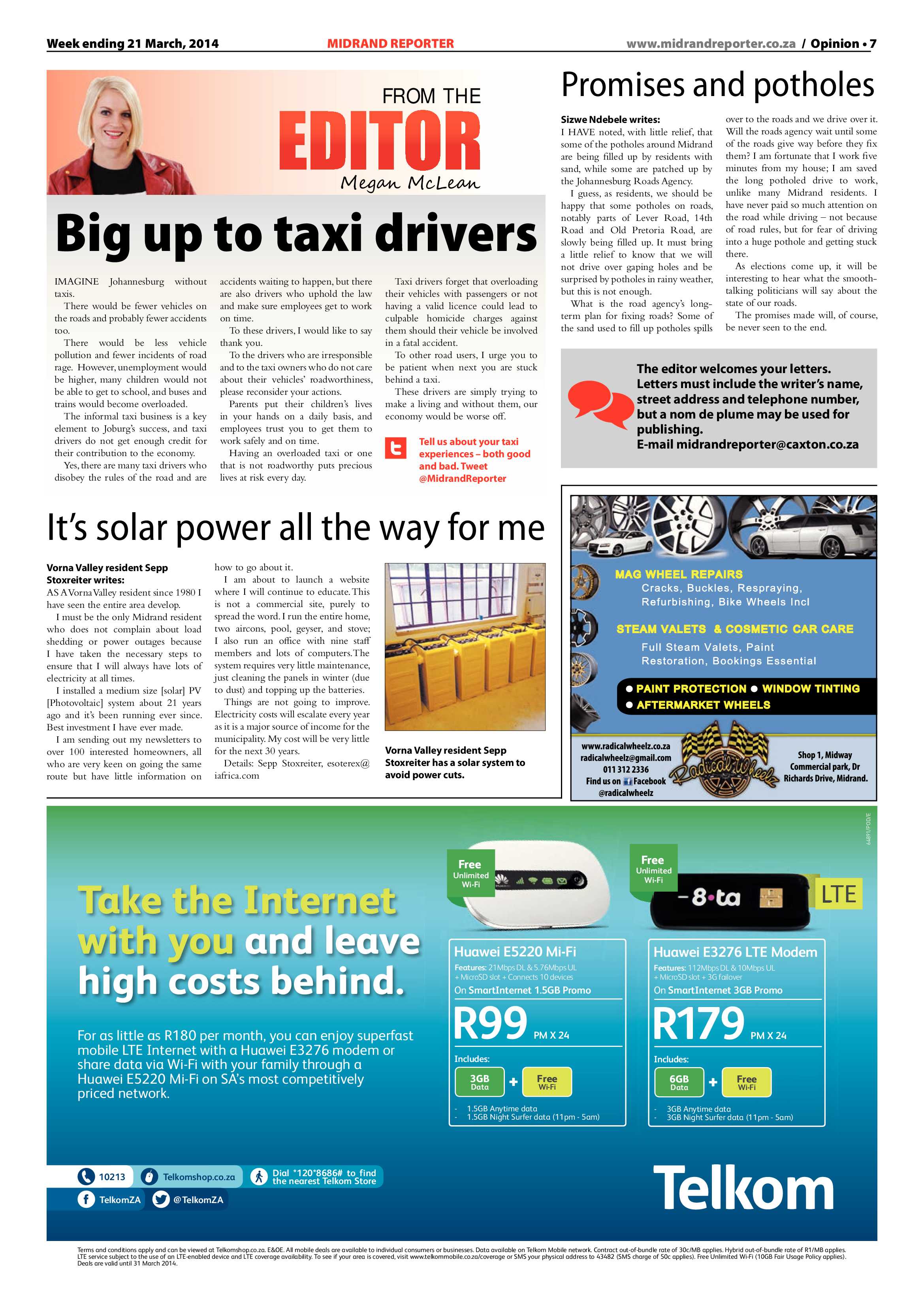 Midrand Reporter 21 March 2014 page 7