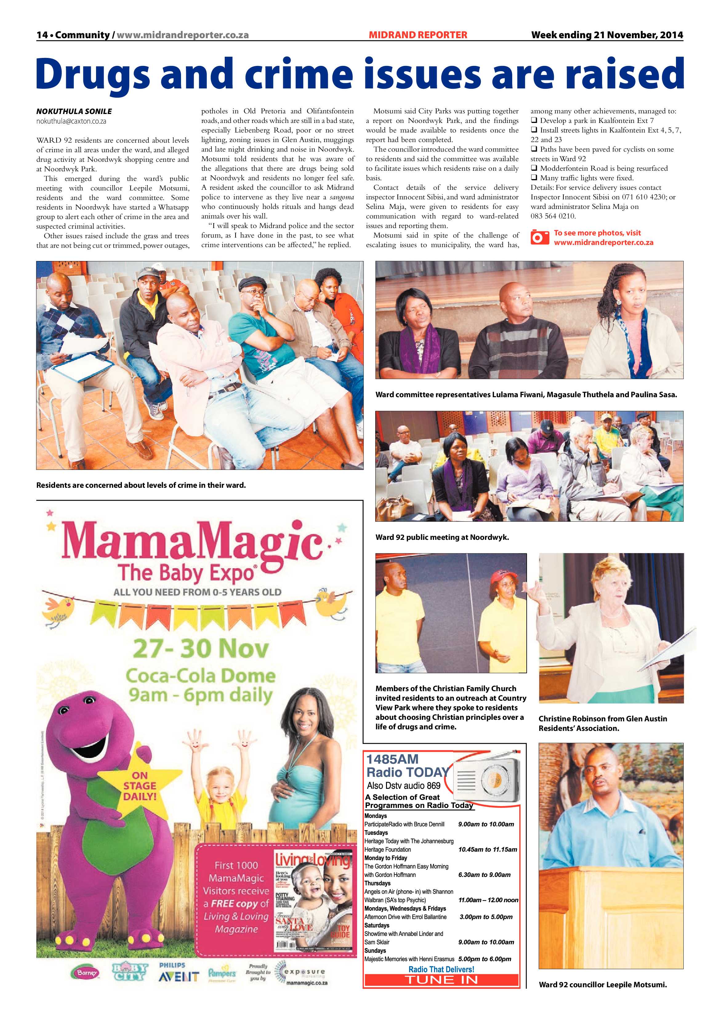 Midrand Reporter 21 November 2014 page 14