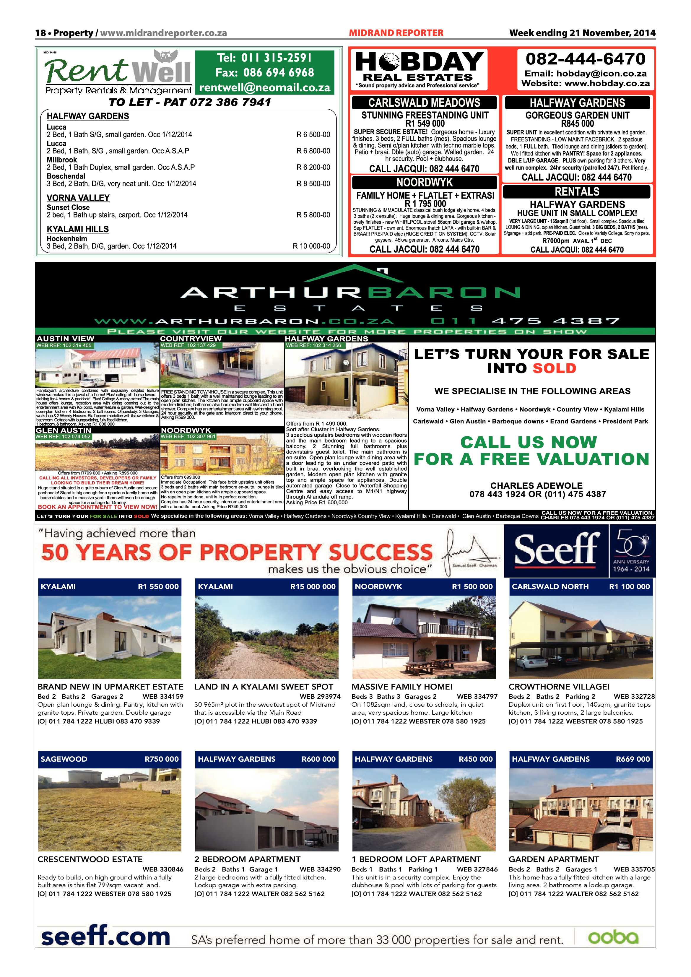 Midrand Reporter 21 November 2014 page 18