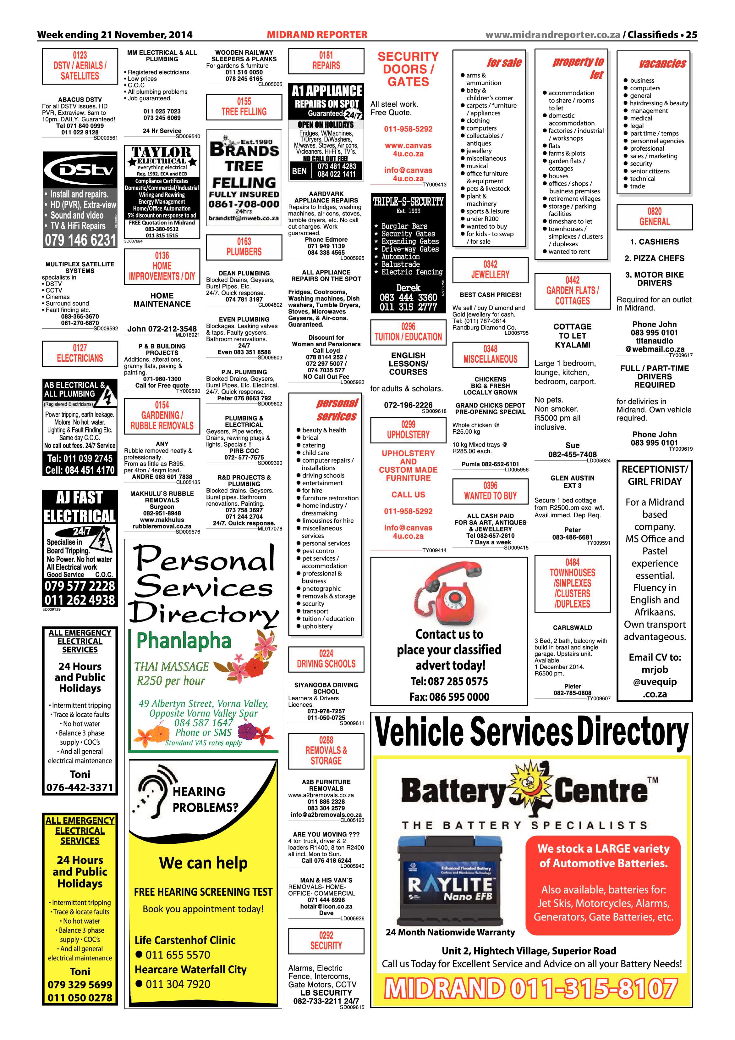 Midrand Reporter 21 November 2014 page 25