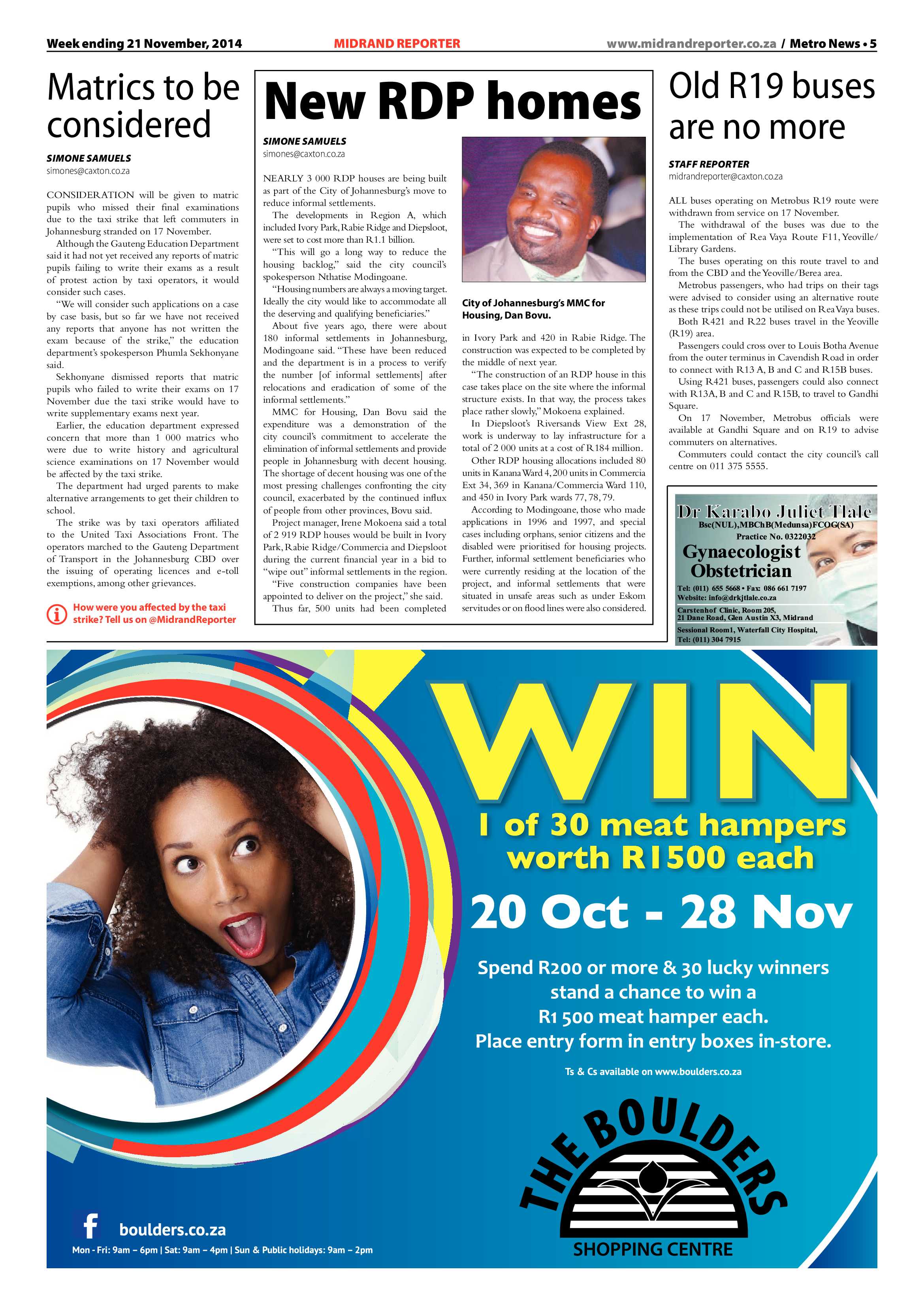 Midrand Reporter 21 November 2014 page 5