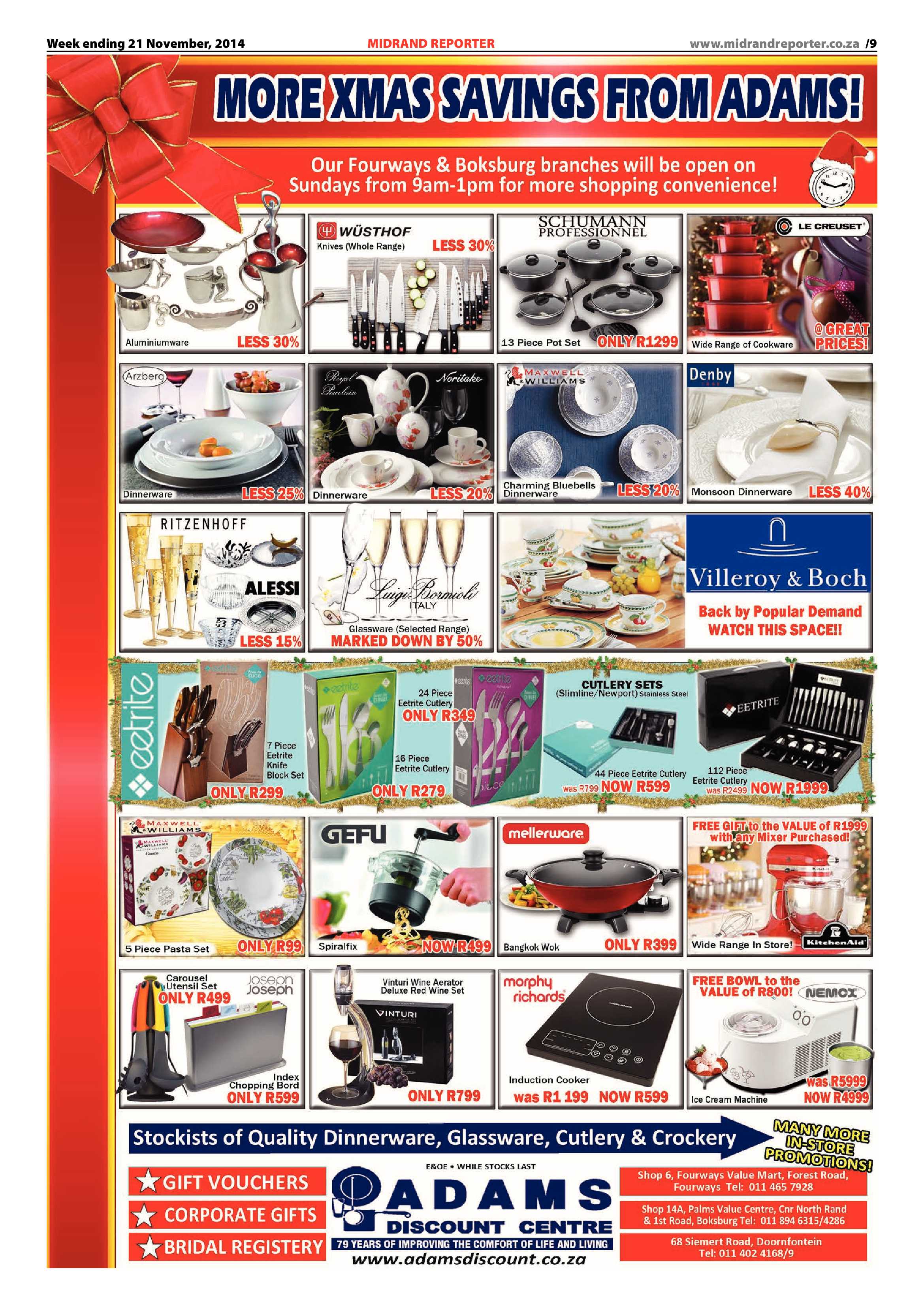 Midrand Reporter 21 November 2014 page 9