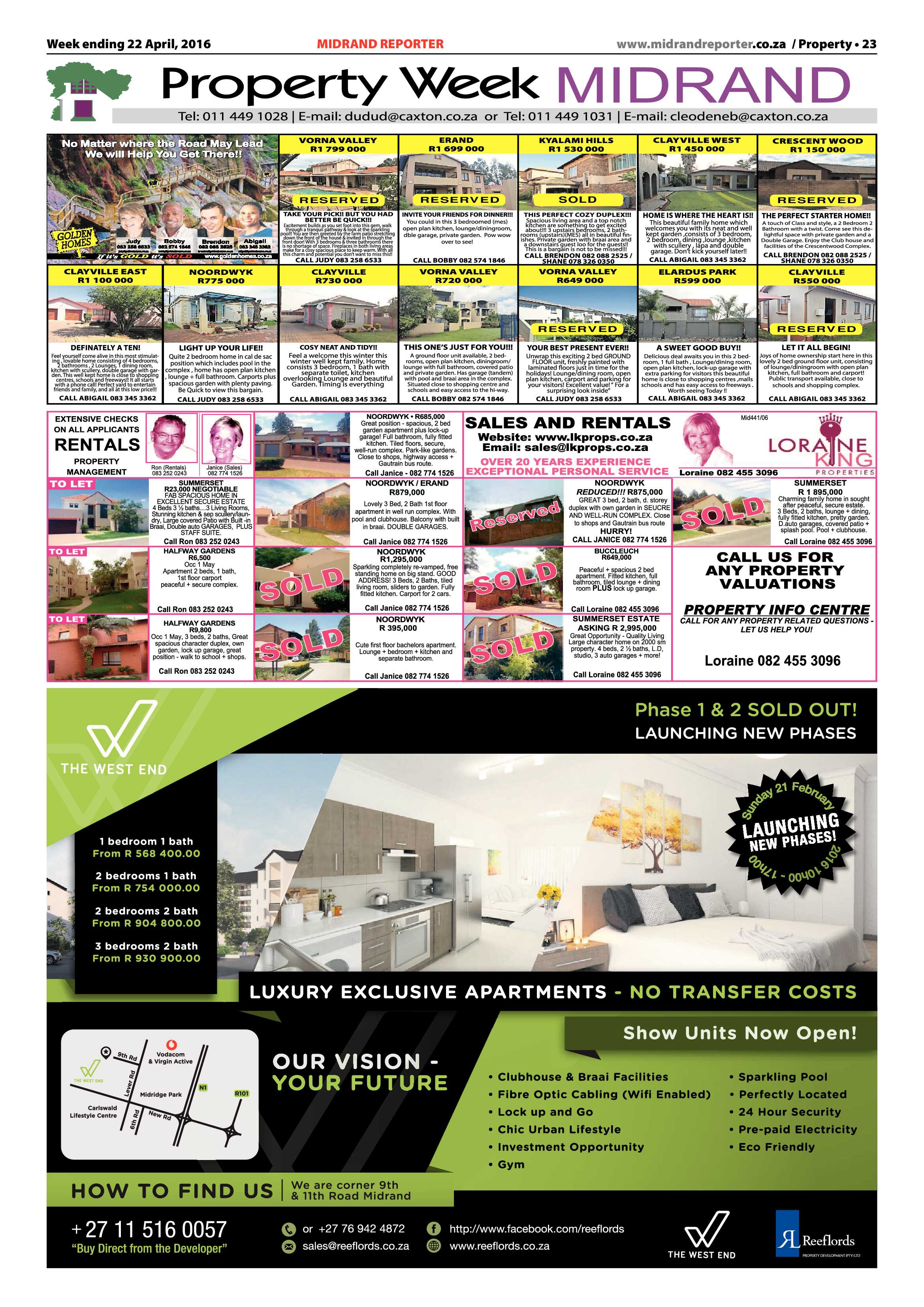 Midrand Reporter 22 April 2016 page 23