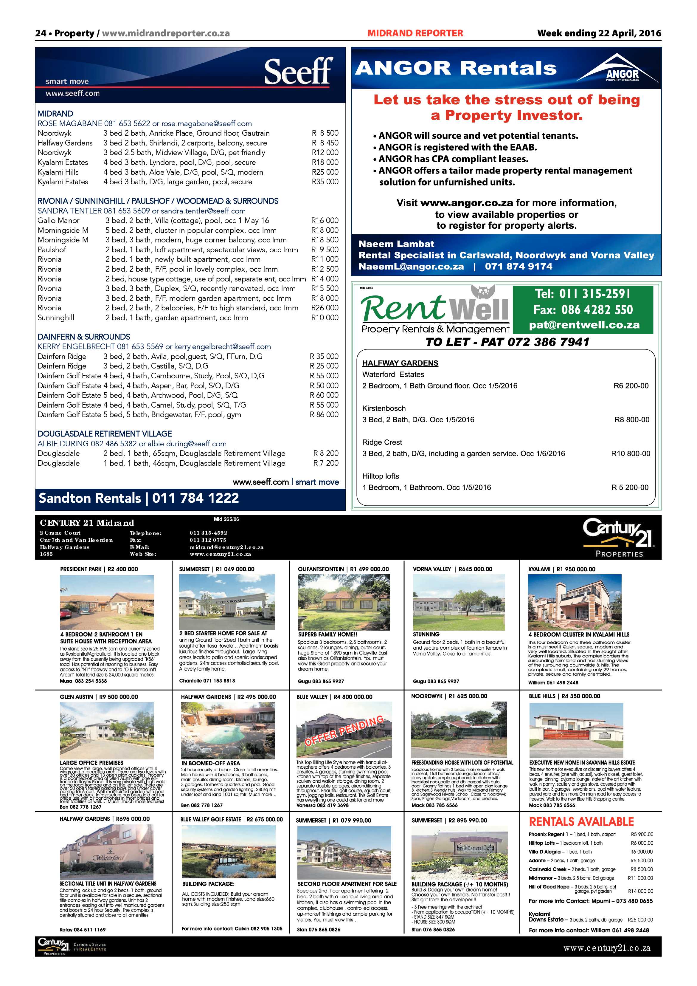 Midrand Reporter 22 April 2016 page 24