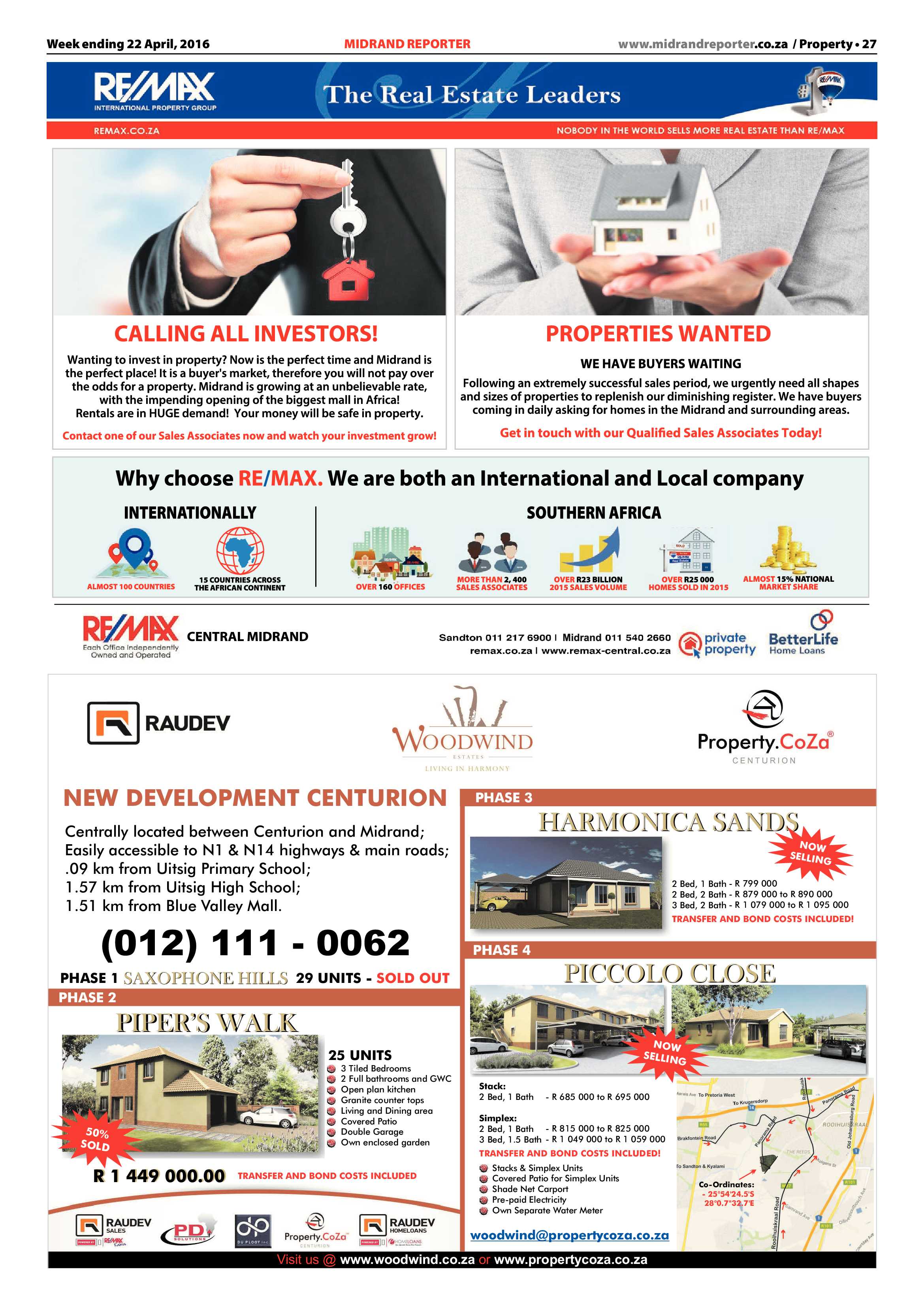Midrand Reporter 22 April 2016 page 27
