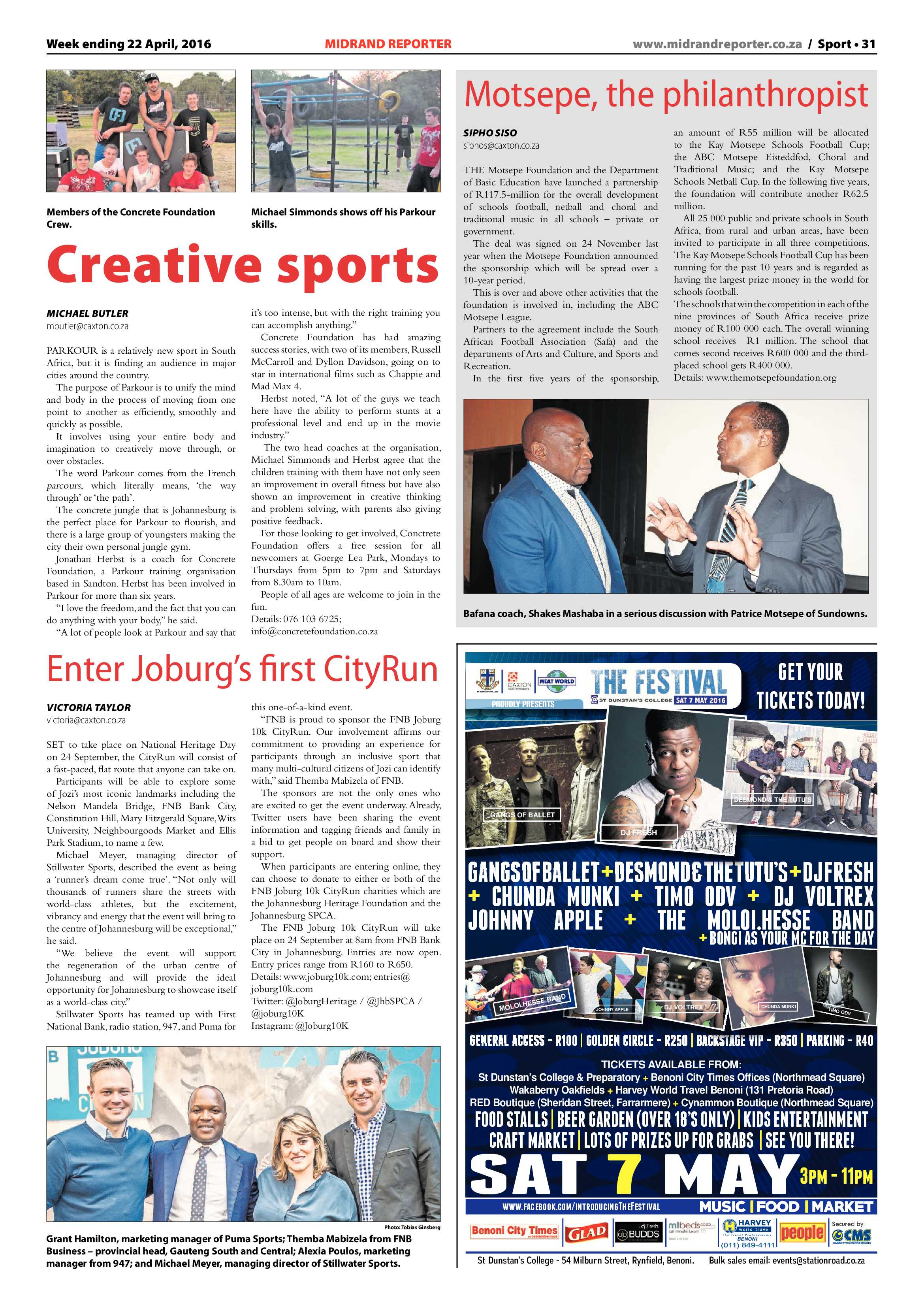 Midrand Reporter 22 April 2016 page 31