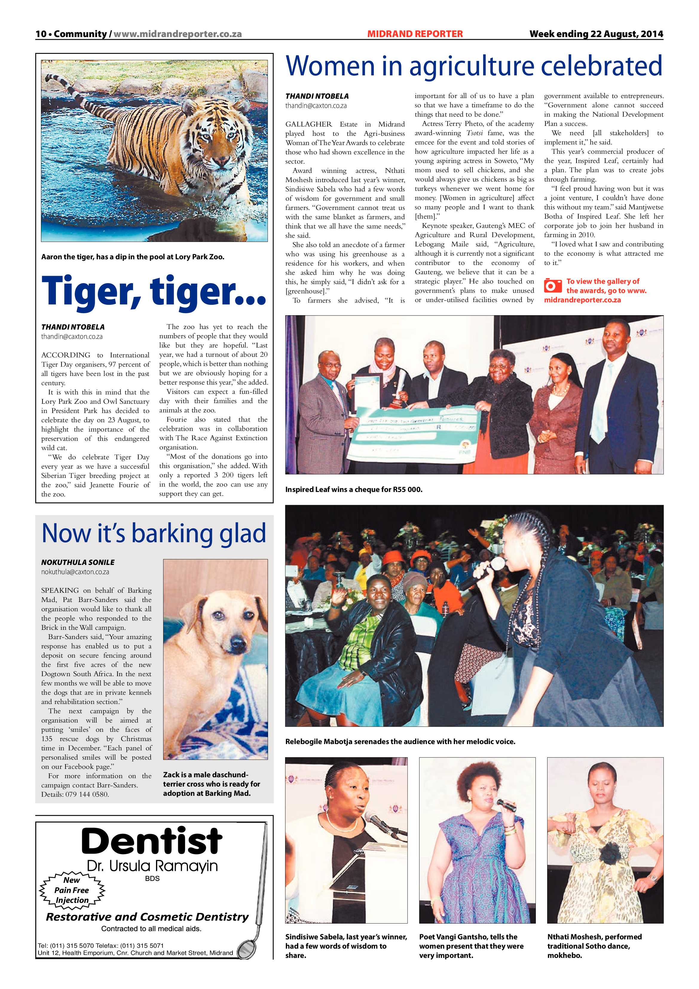 Midrand Reporter 22 August 2014 page 11