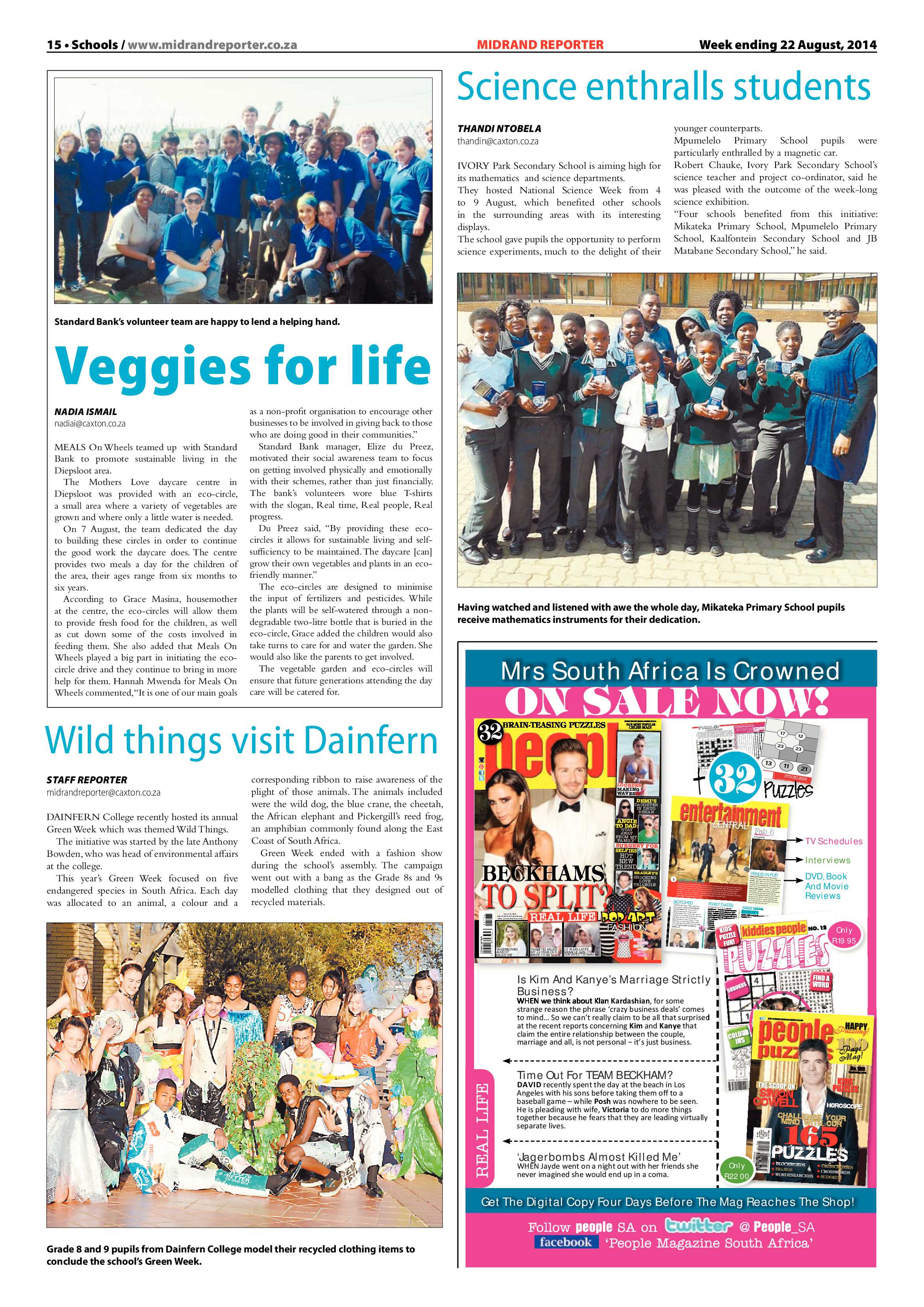 Midrand Reporter 22 August 2014 page 16