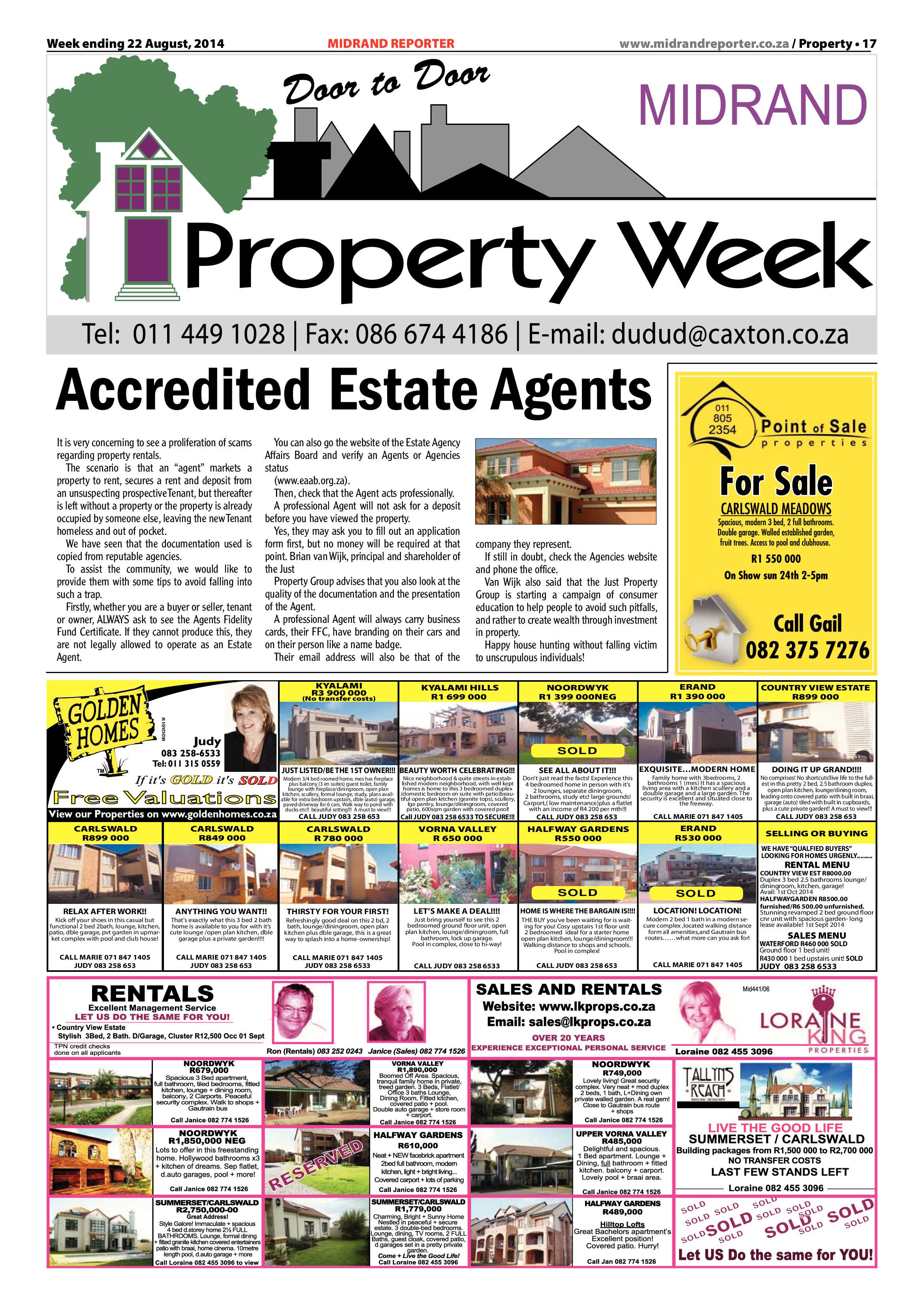Midrand Reporter 22 August 2014 page 18