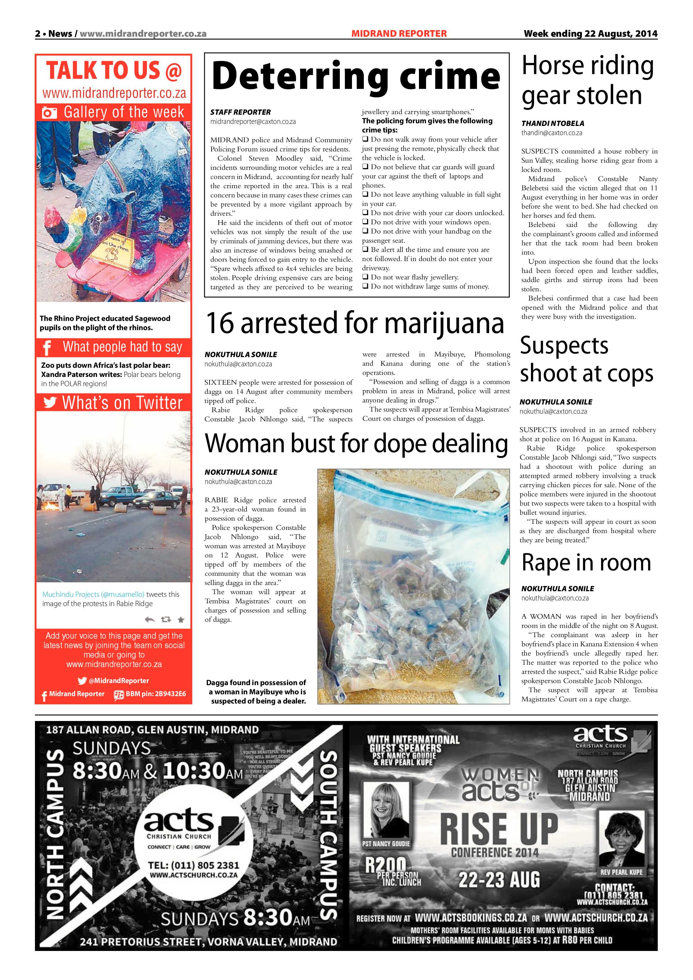 Midrand Reporter 22 August 2014 page 2
