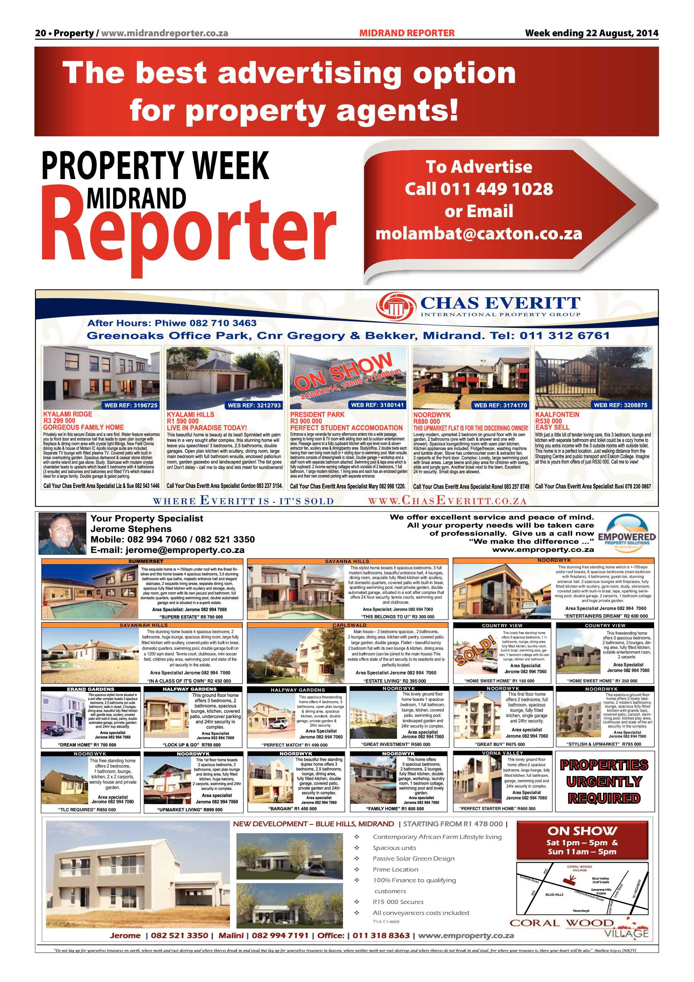 Midrand Reporter 22 August 2014 page 21