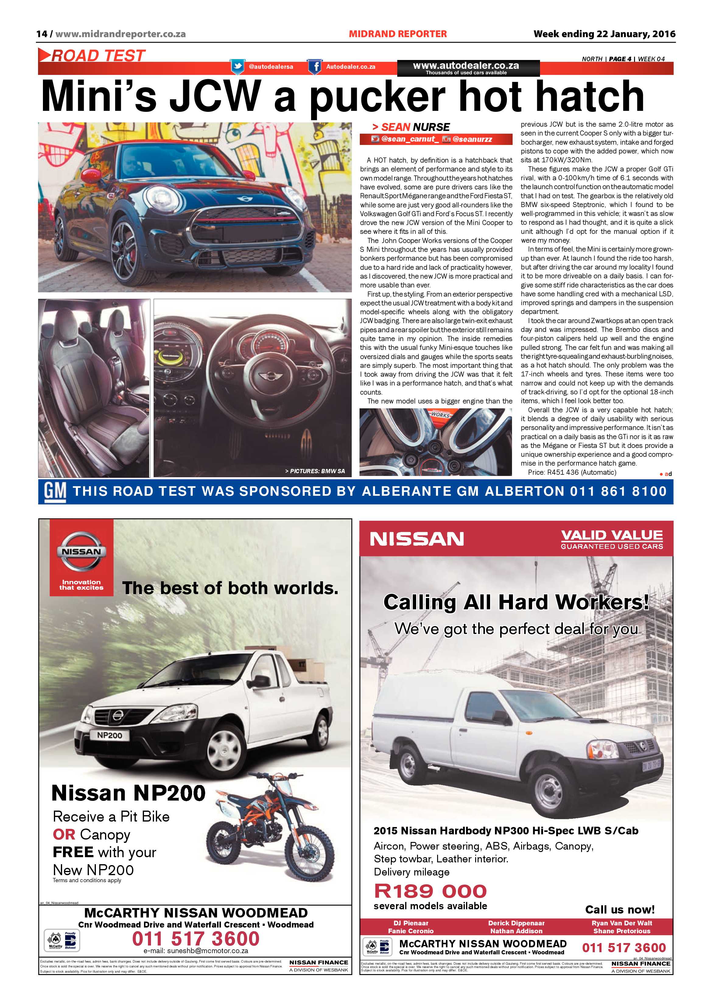 Midrand Reporter 22 January 2016 page 14