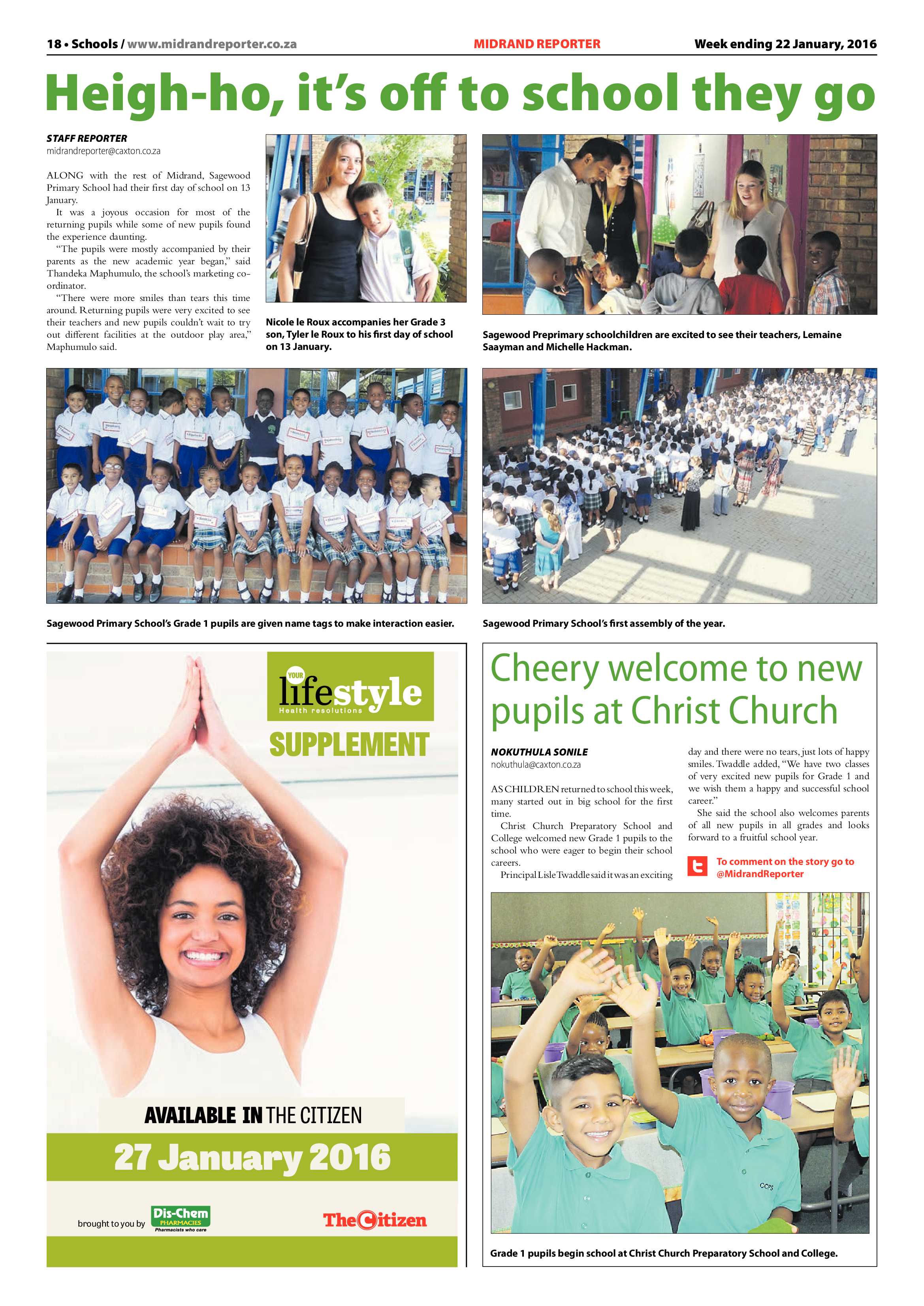 Midrand Reporter 22 January 2016 page 18