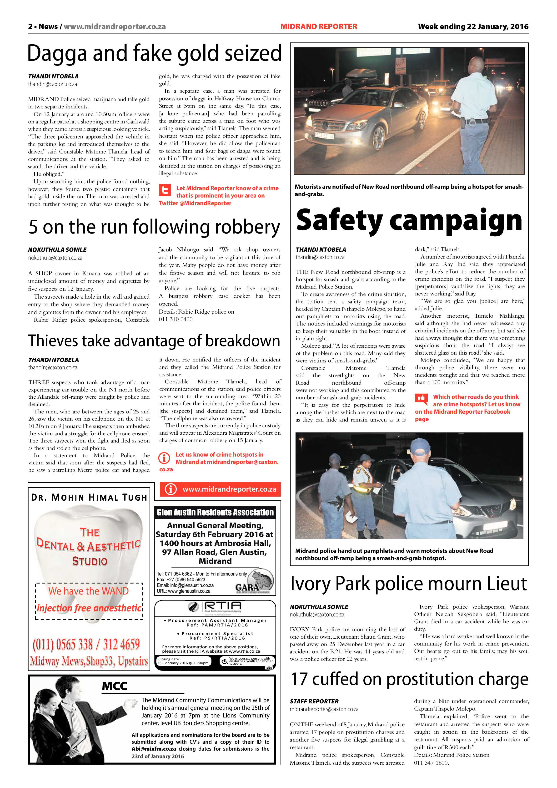 Midrand Reporter 22 January 2016 page 2