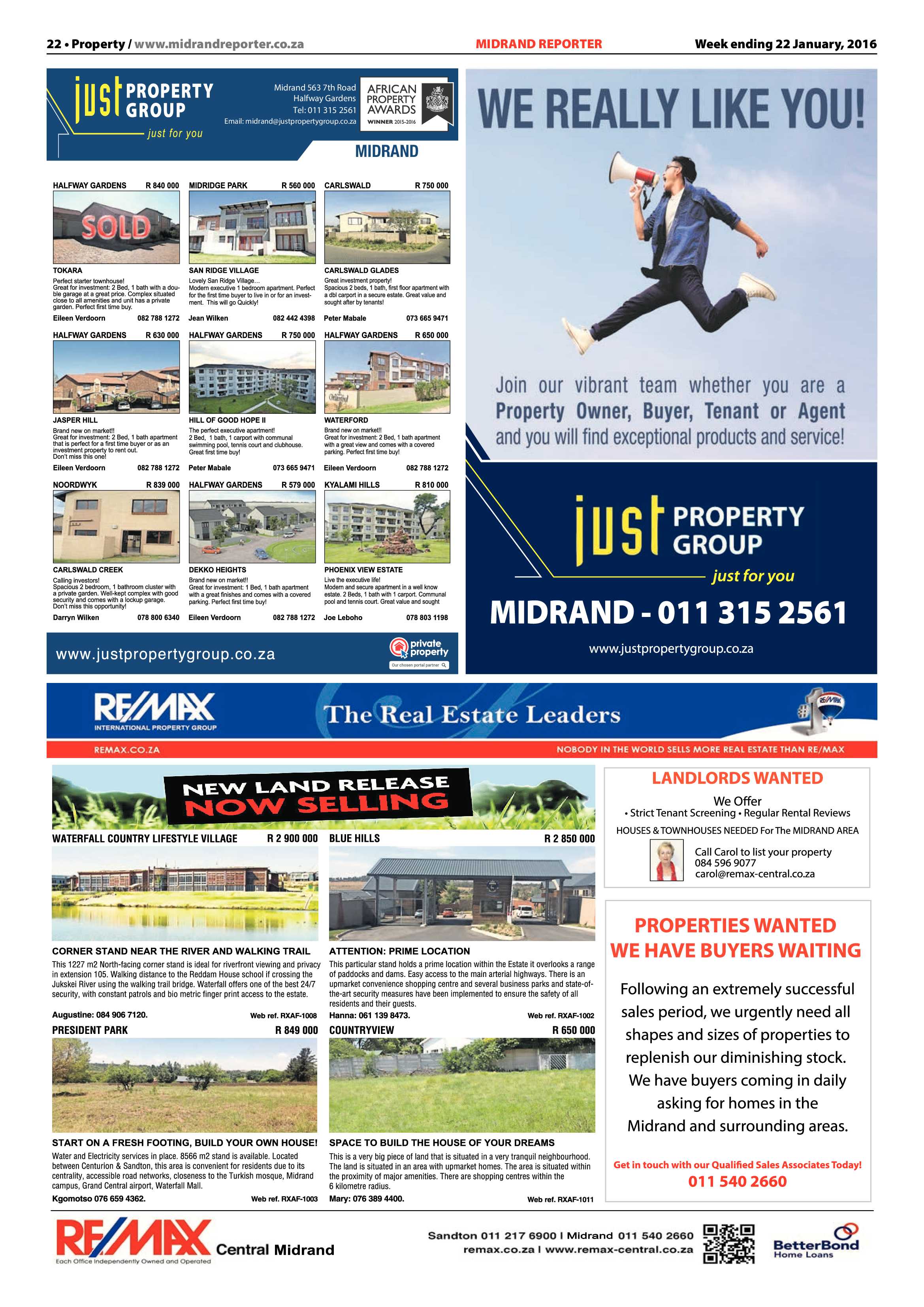 Midrand Reporter 22 January 2016 page 22