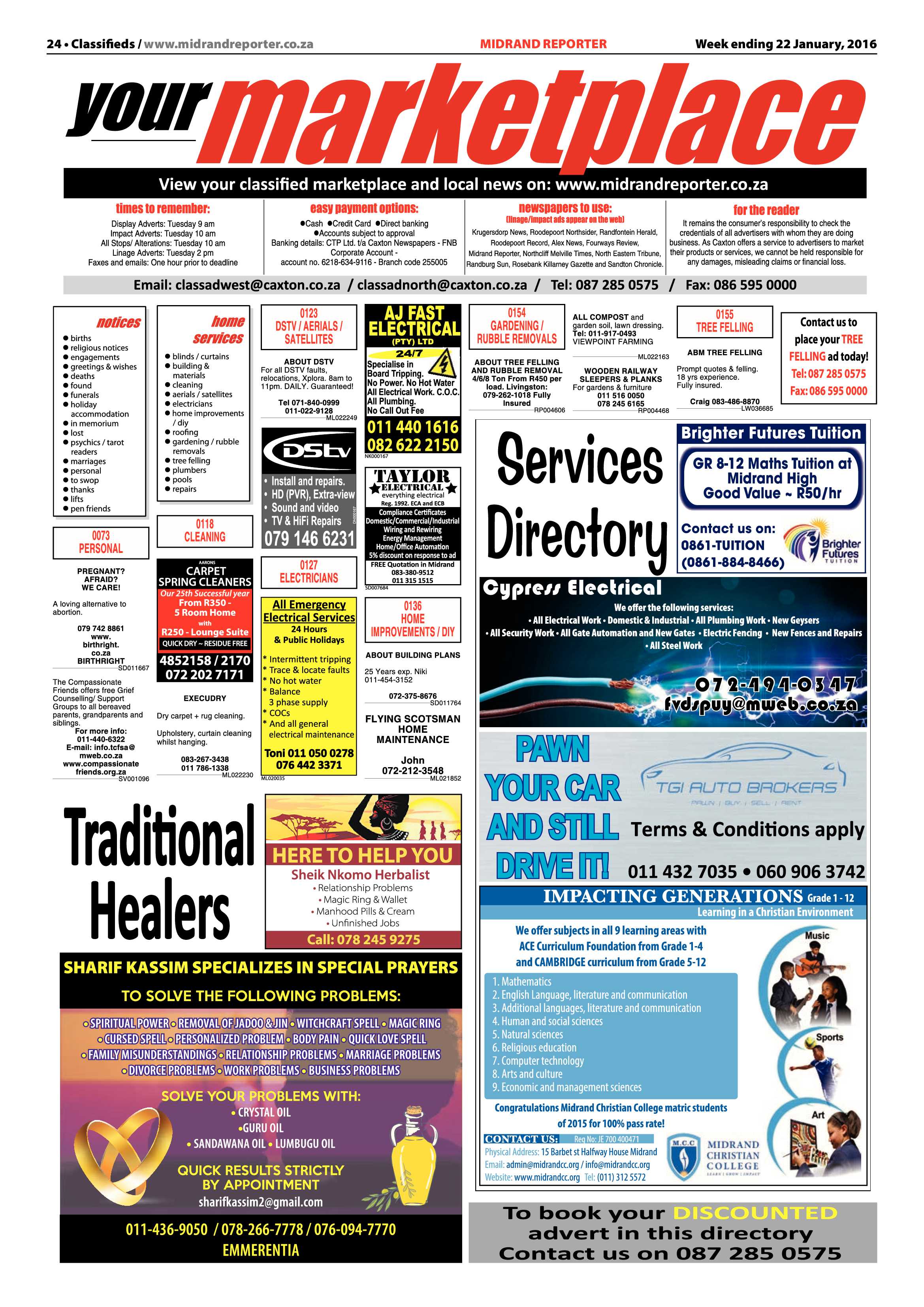 Midrand Reporter 22 January 2016 page 24