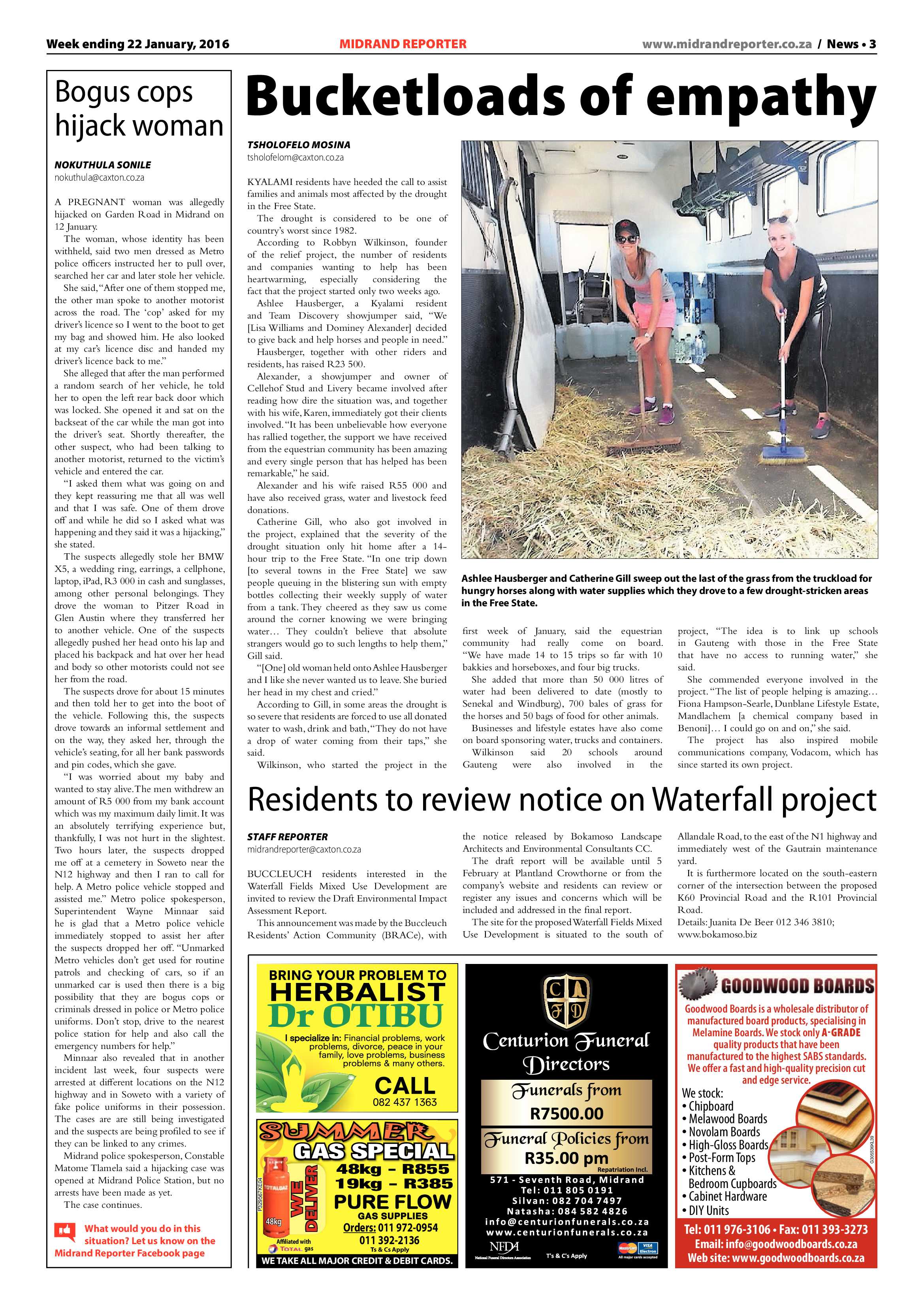 Midrand Reporter 22 January 2016 page 3