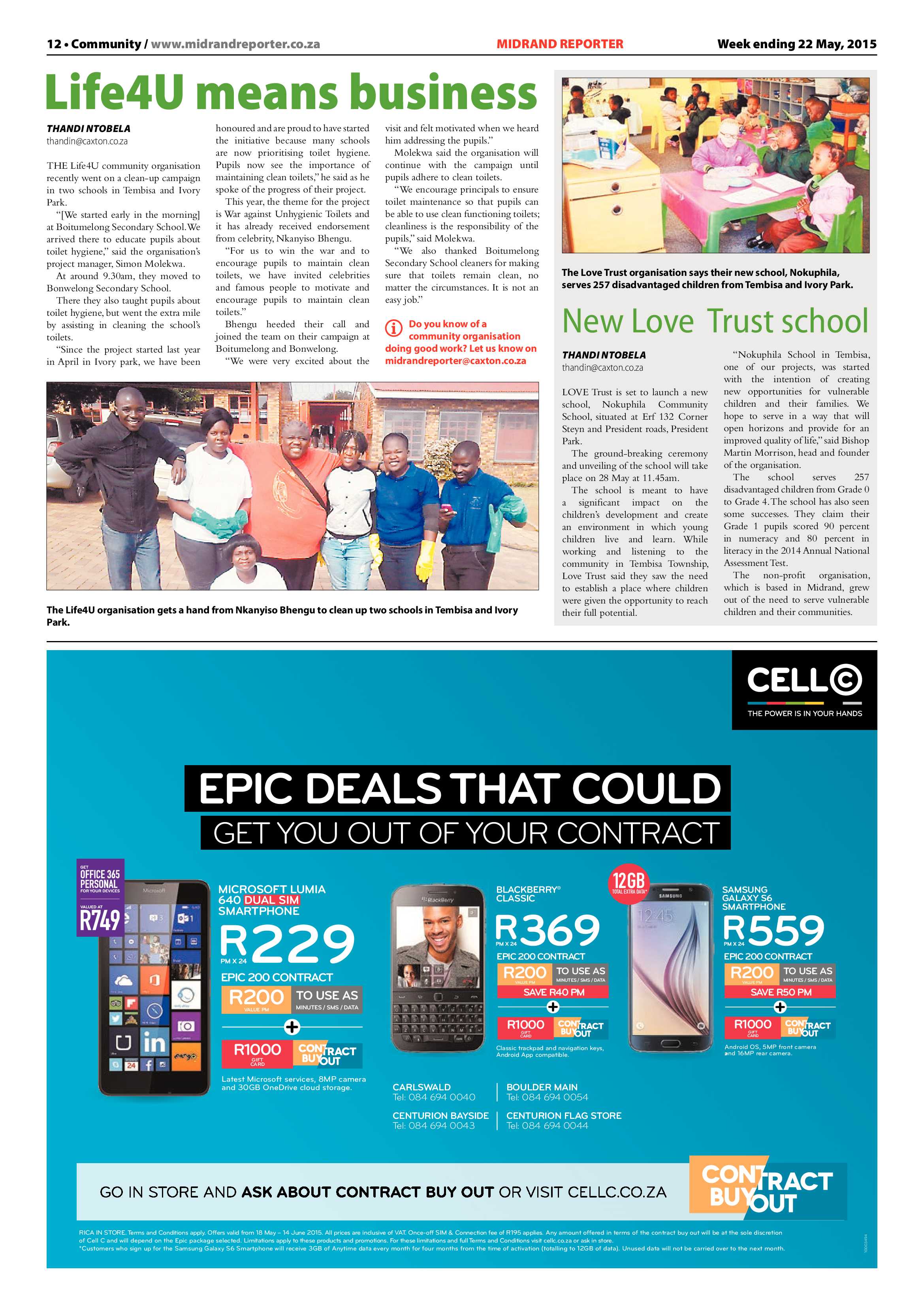 Midrand Reporter 22 May 2015 page 12
