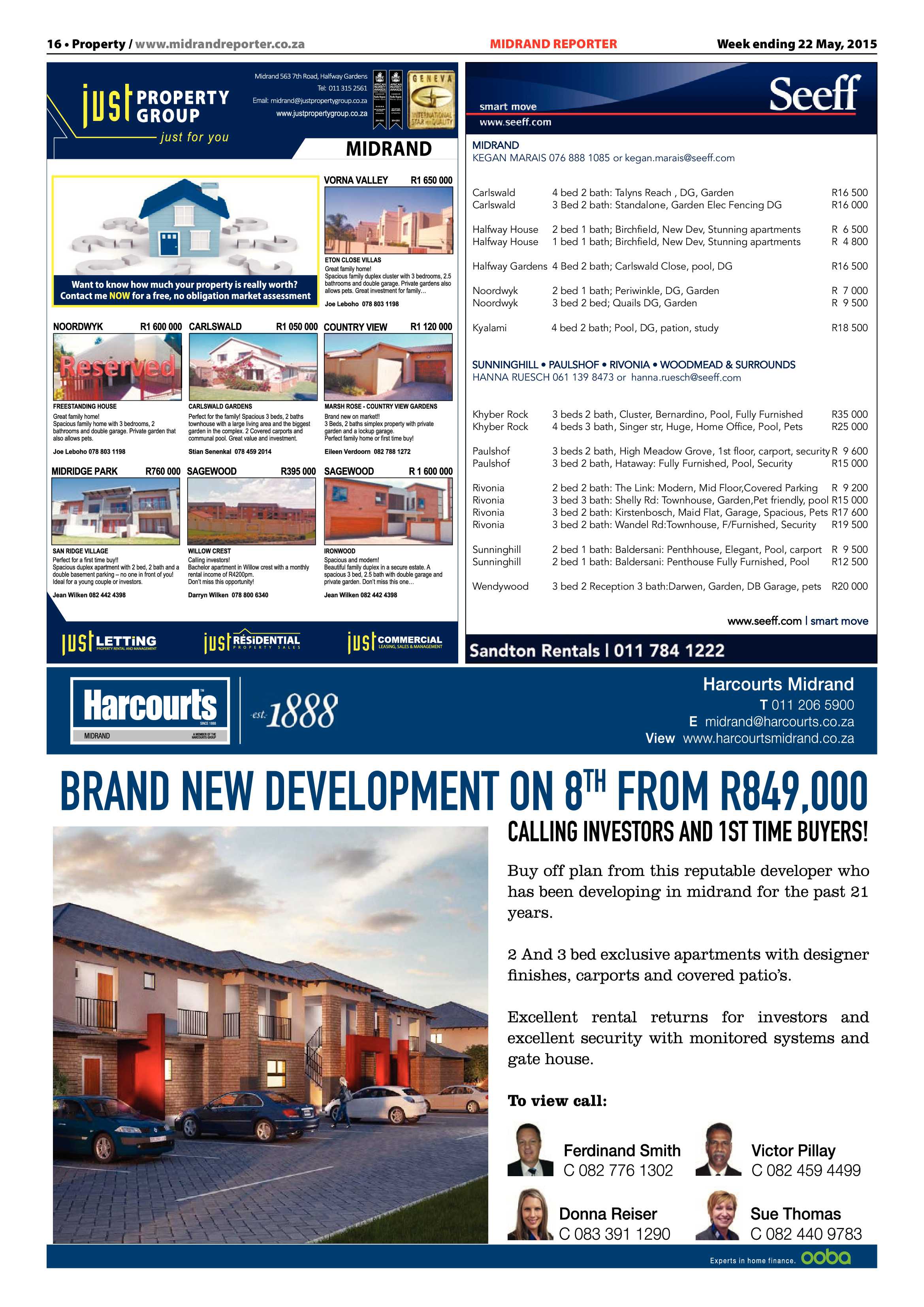 Midrand Reporter 22 May 2015 page 16
