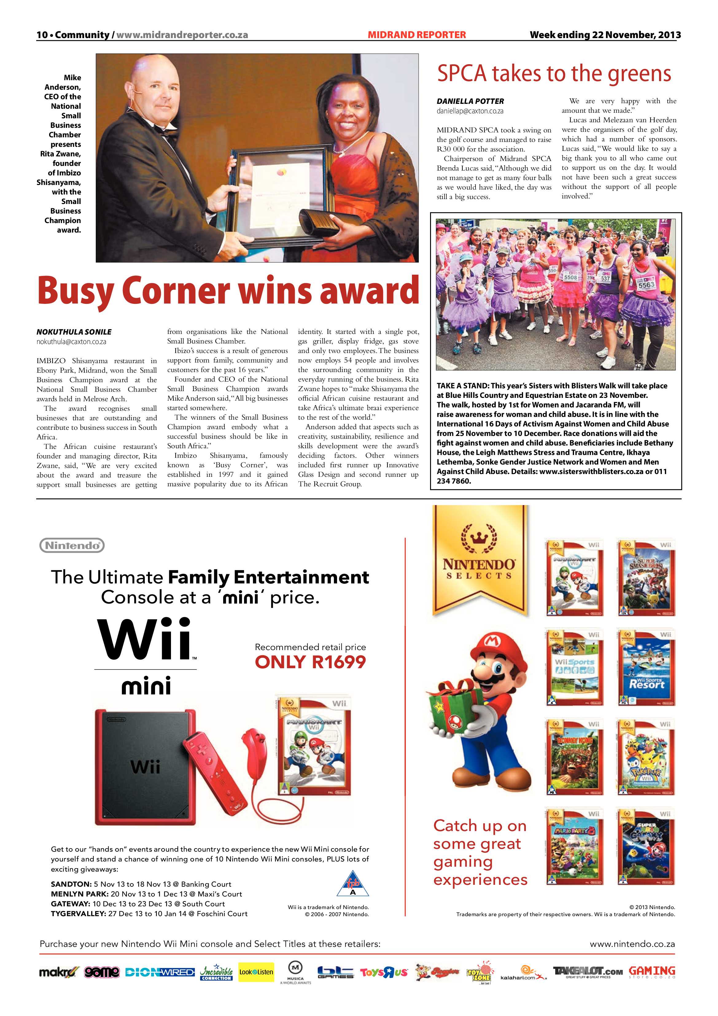 Midrand Reporter 22 November 2013 page 10