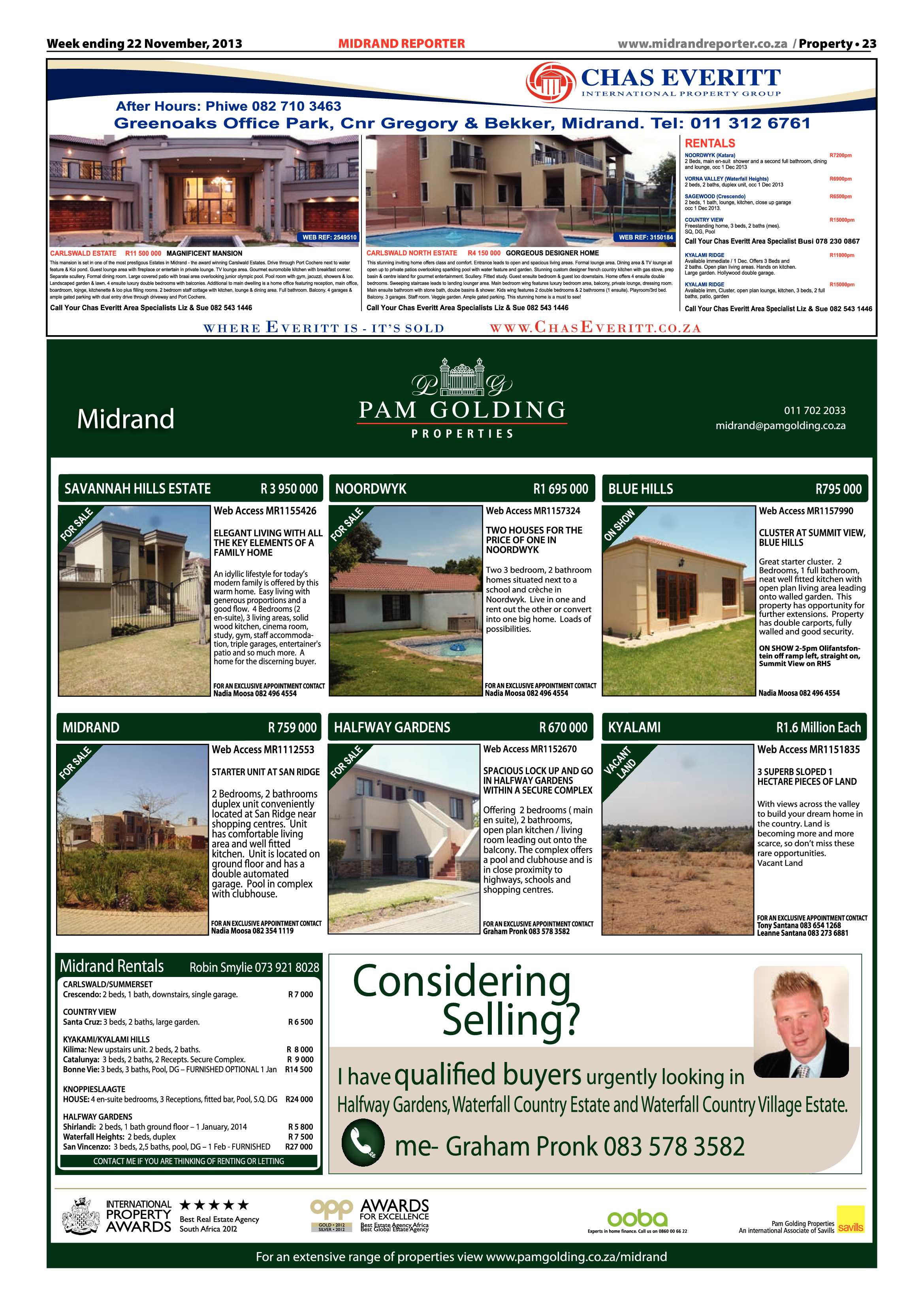 Midrand Reporter 22 November 2013 page 23