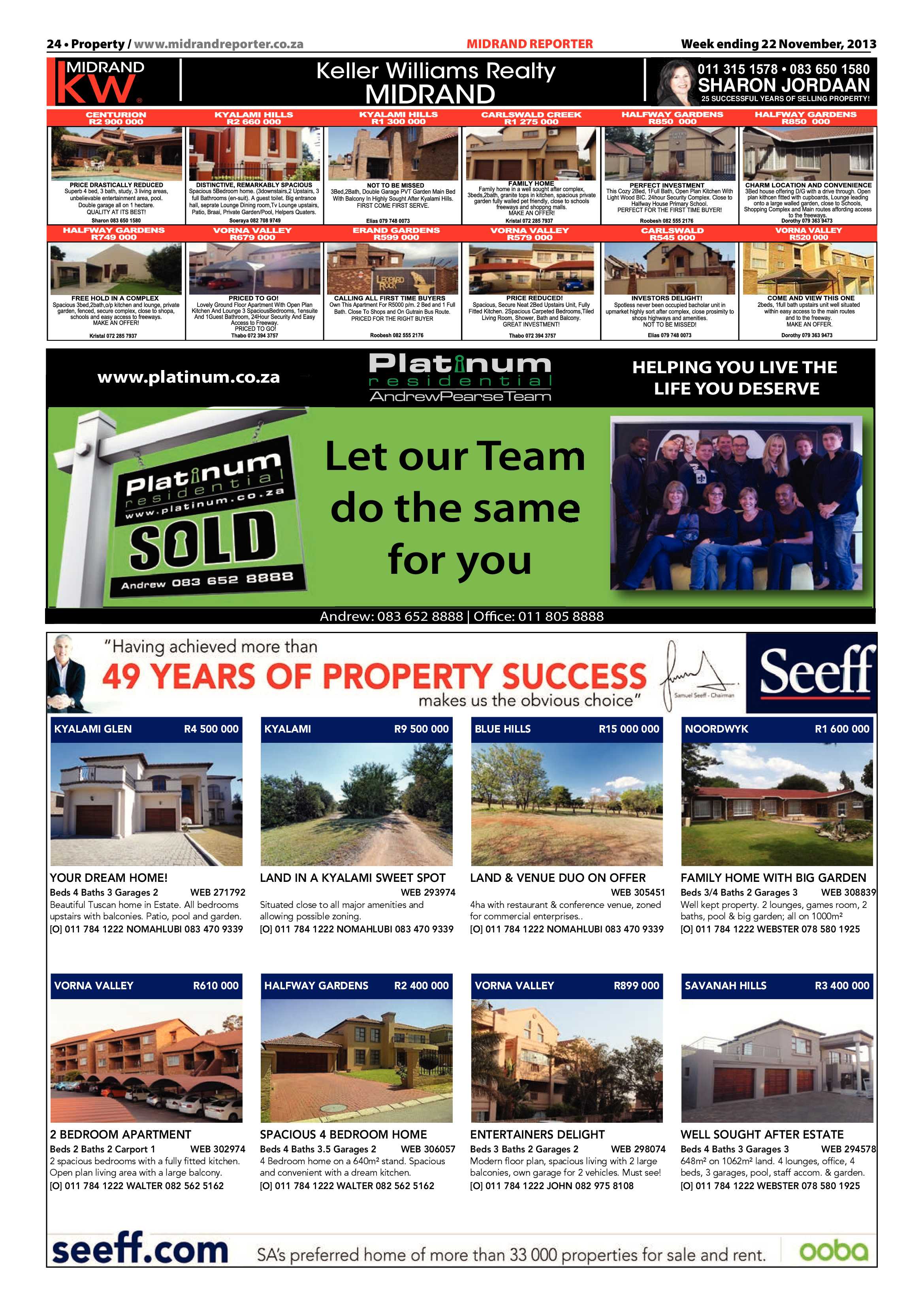 Midrand Reporter 22 November 2013 page 24