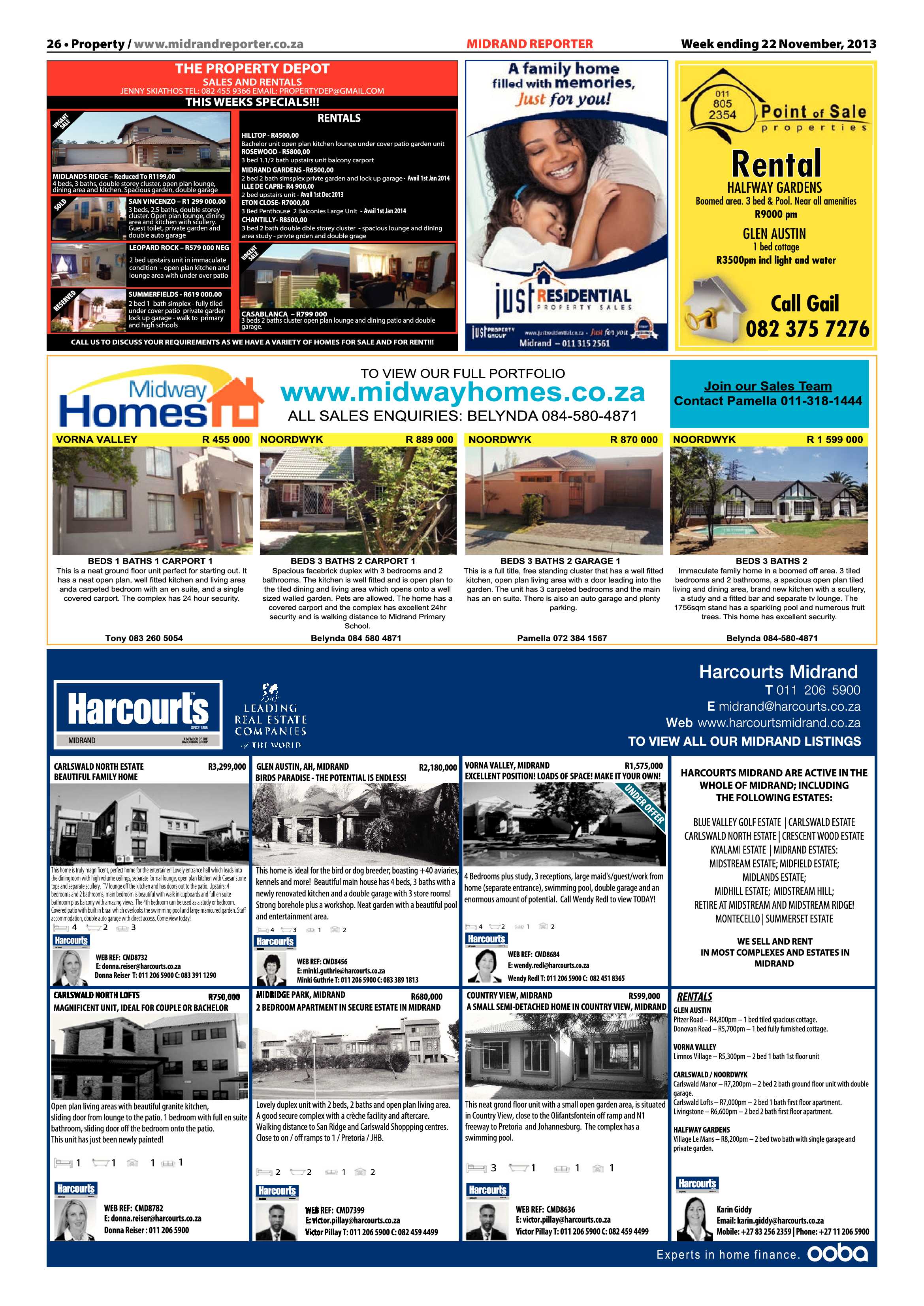 Midrand Reporter 22 November 2013 page 26
