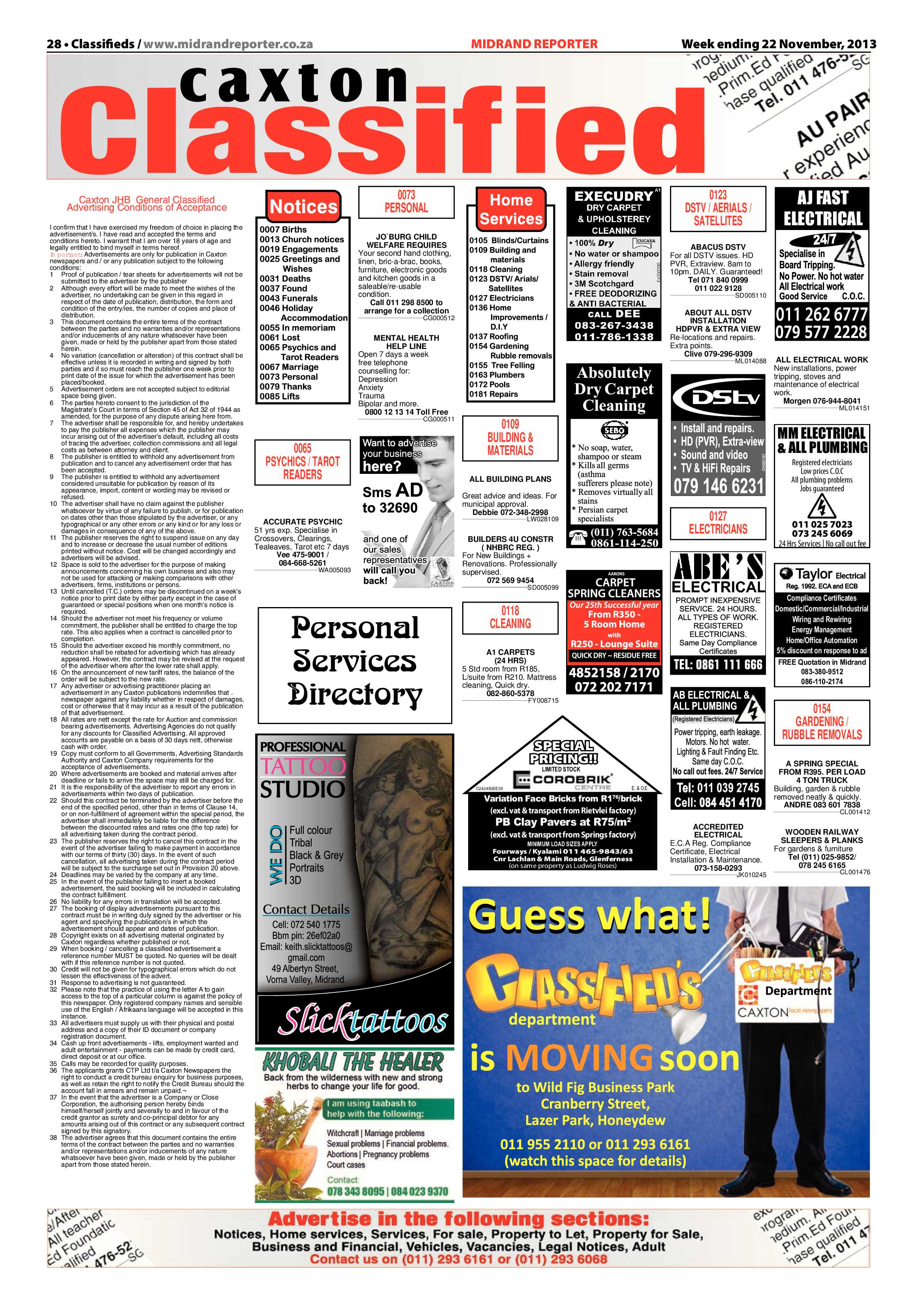 Midrand Reporter 22 November 2013 page 28