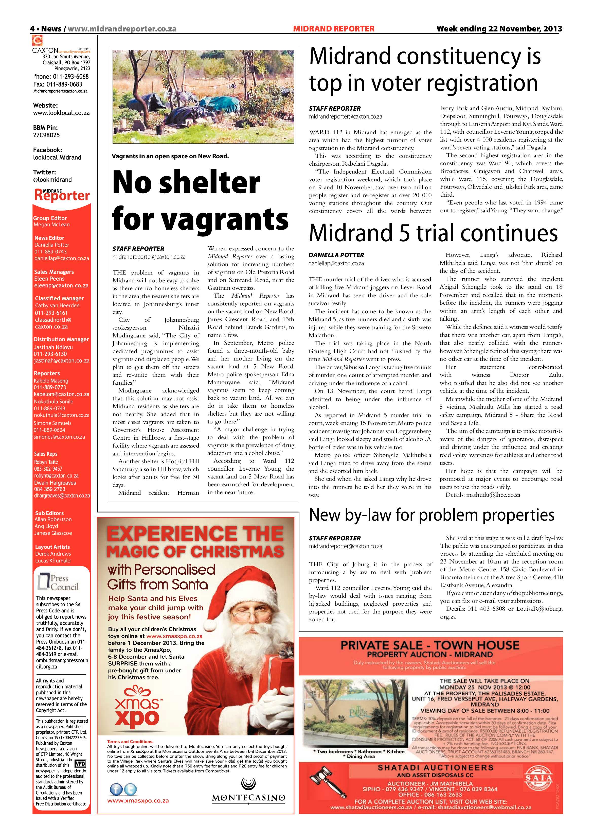 Midrand Reporter 22 November 2013 page 4