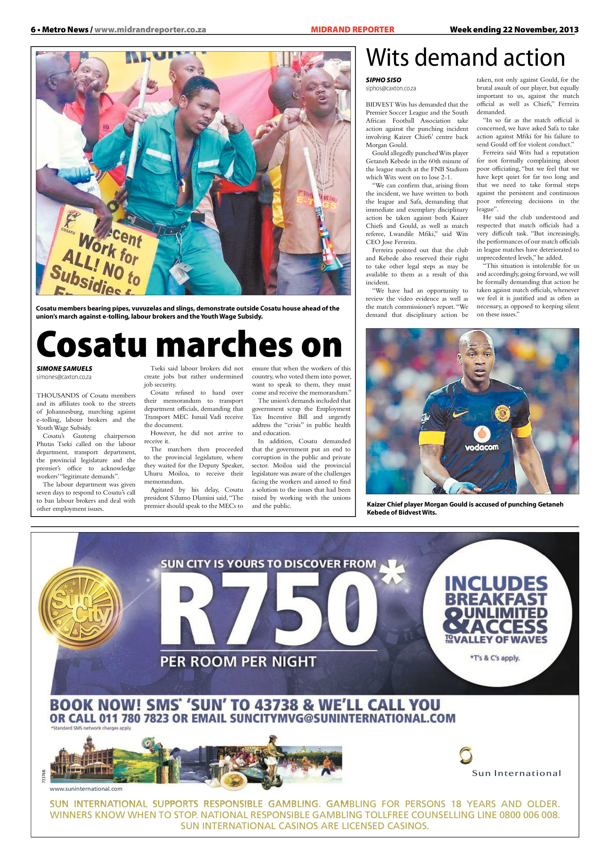 Midrand Reporter 22 November 2013 page 6