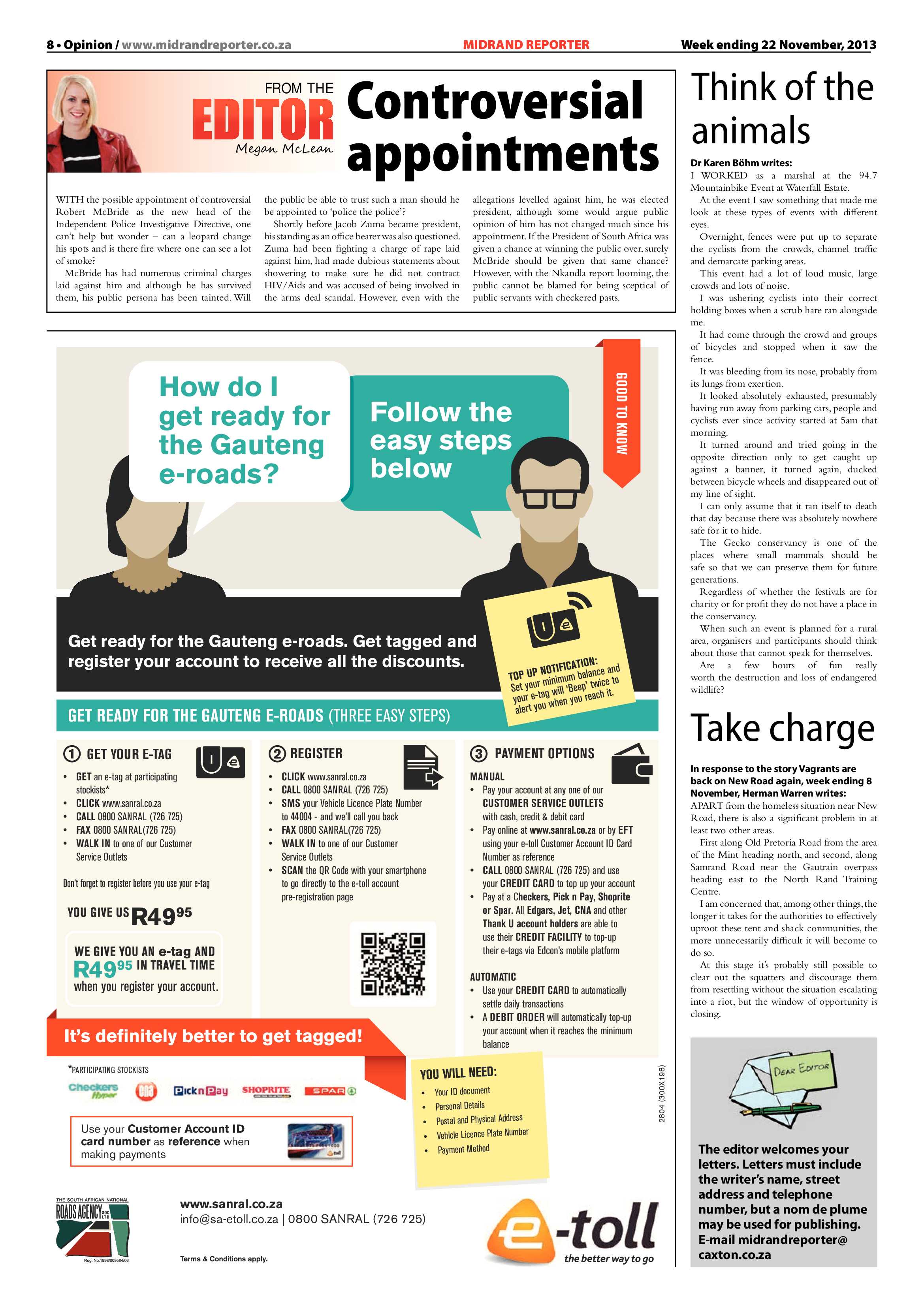 Midrand Reporter 22 November 2013 page 8