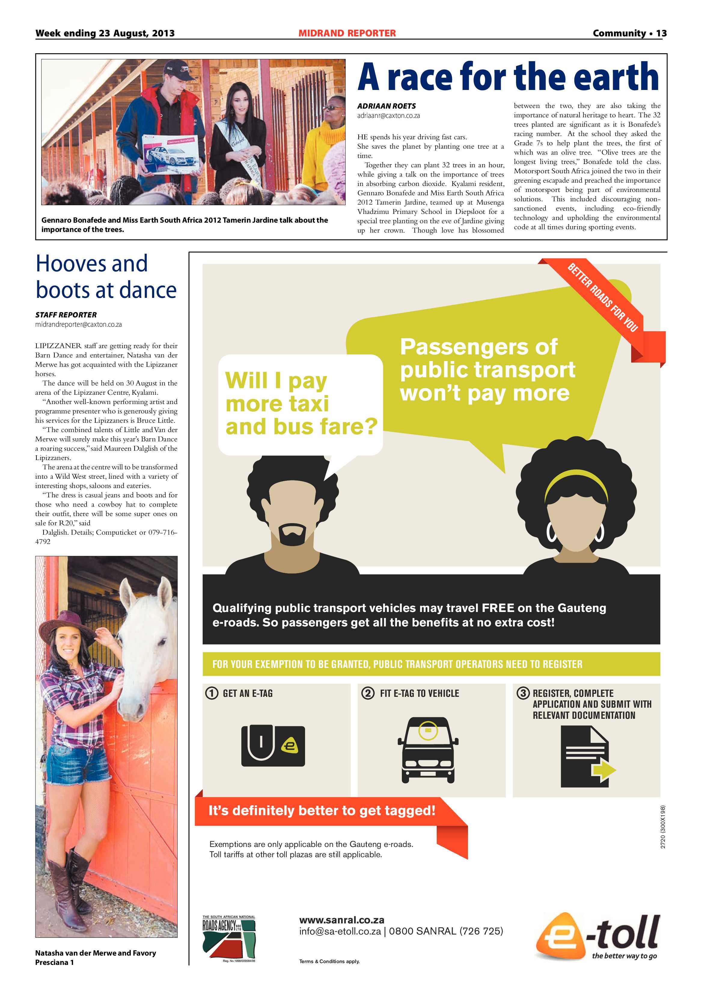 Midrand Reporter 23 August 2013 page 13